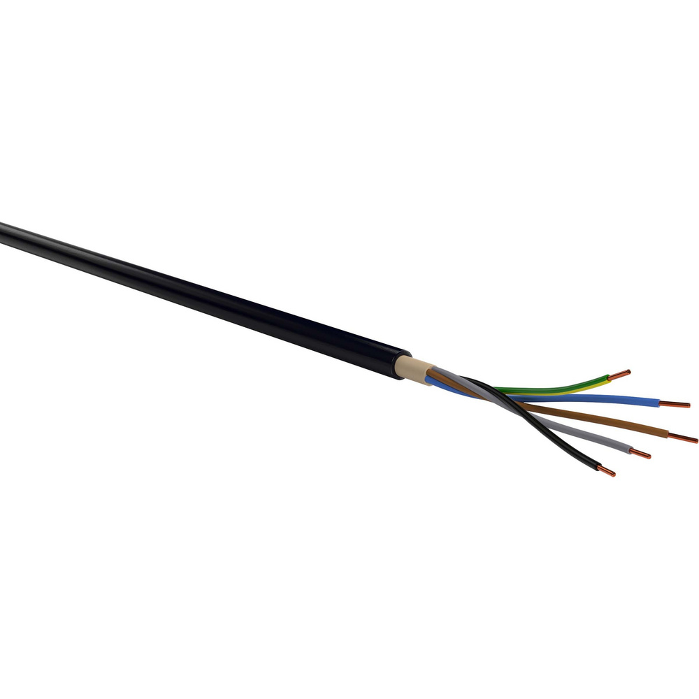 Ver Nyy-j 5x 4 Re Eca Ri.50 Energieleitung Nyy-j 5 X 4 Mm² Schwarz 50 M