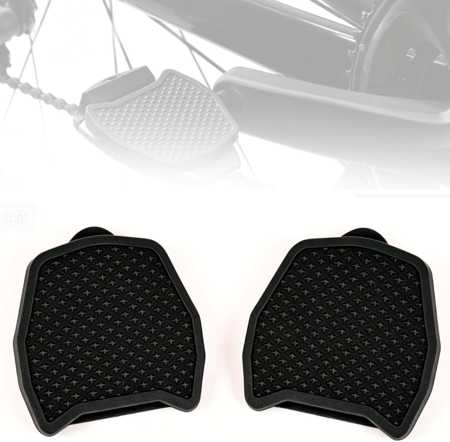 Das 2-teilige Pedalkonverter-set Verwandelt Klickpedale In Flatpedale Und Macht So Die Verwendung Von Cleats Überflüssig – Für Optimalen Komfort Und Beste Performance. Kompatibel Mit Shimano Spd-sl Kl