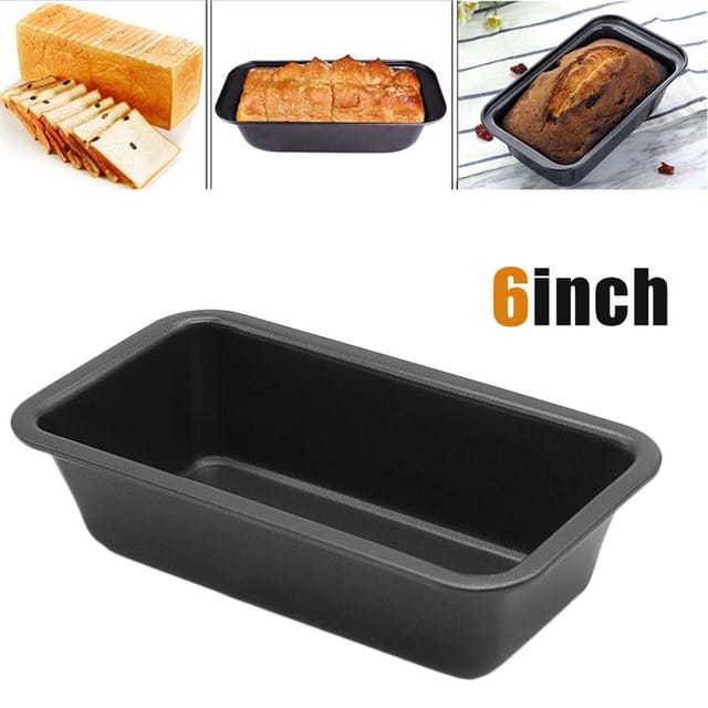 15 Cm (6 Zoll) Rechteckige Brotform, Toasterform, Kuchenform, Backutensil Aus Kohlenstoffstahl