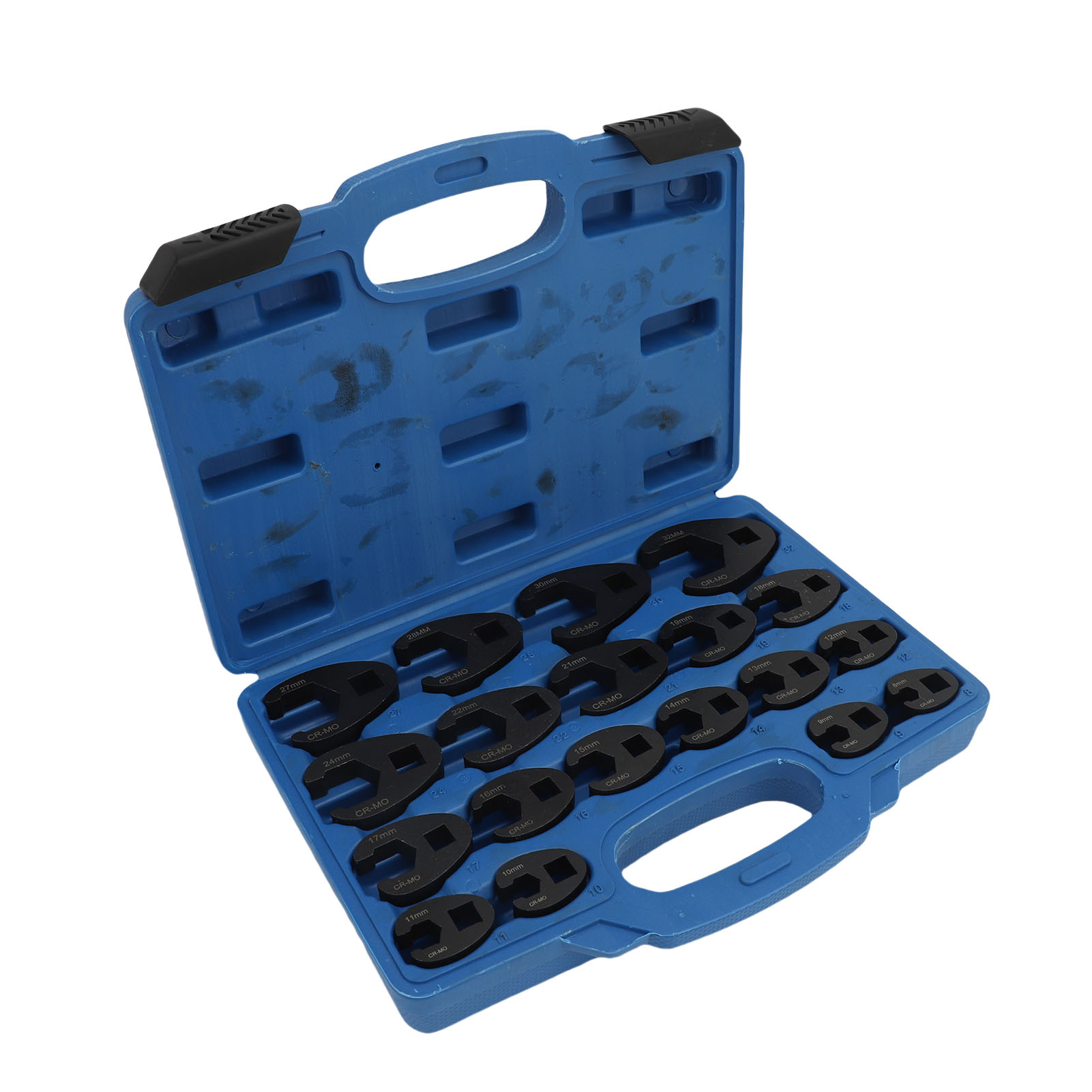 Set Aus 19 Brechstangenschlüsseln, 8 Mm Bis 32 Mm Kohlenstoffstahl-bördelmutternschlüsseln Für Verlängerungsstangen, Ratschenschlüsseln.
