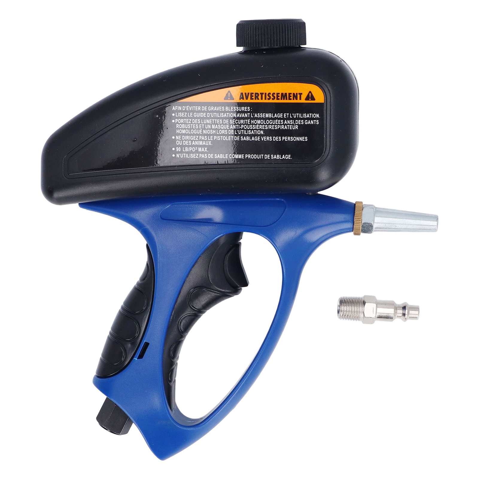 Tragbare Pneumatische 1/4-zoll-sandstrahlpistole, Für Die Bearbeitung Von Stellen Mit Luftstrahltechnik, Rostentferner Für Lacke.