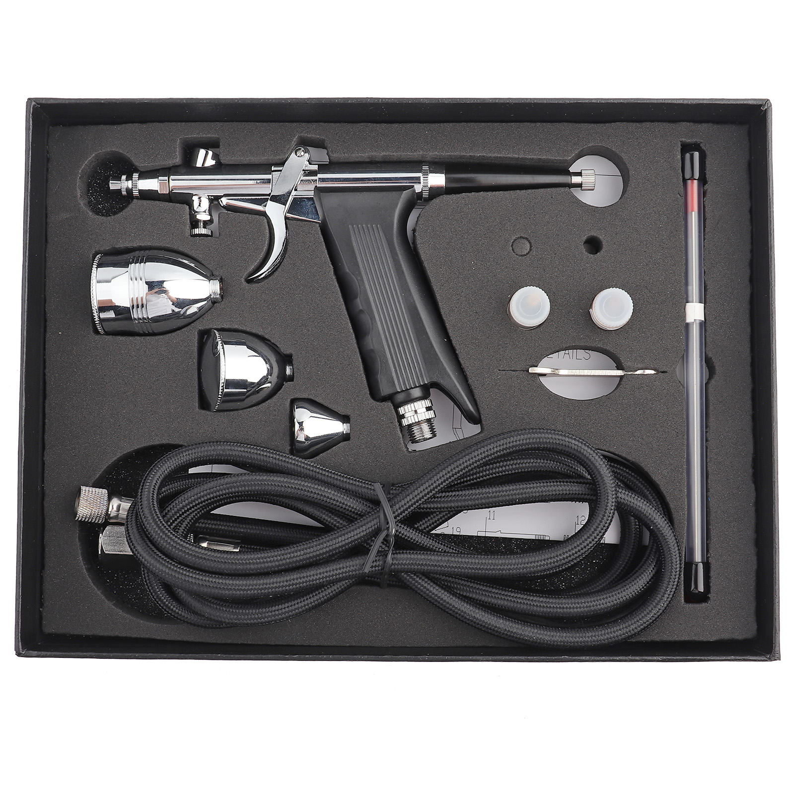 Schwerkraft-airbrush-spritzpistole 0,3 Mm 0,5 Mm 0,8 Mm, Düsenbecher-set.