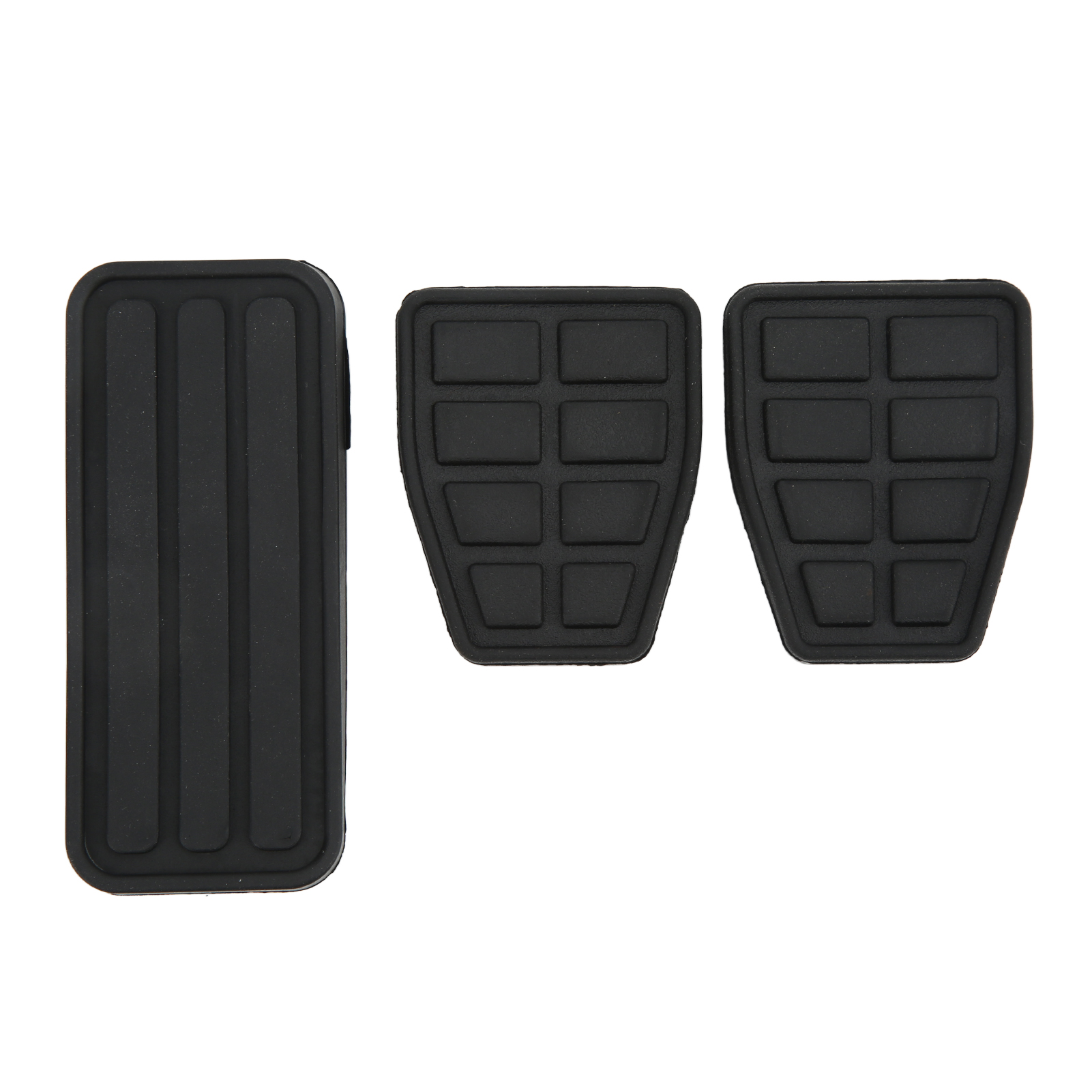 Kupplungs- Und Gaspedalauflagen-set, 3-teilig, Schwarzer Gummi, Flexibler Und Verschleißfester Ersatz Für Transporter T4 1990 – 2003.