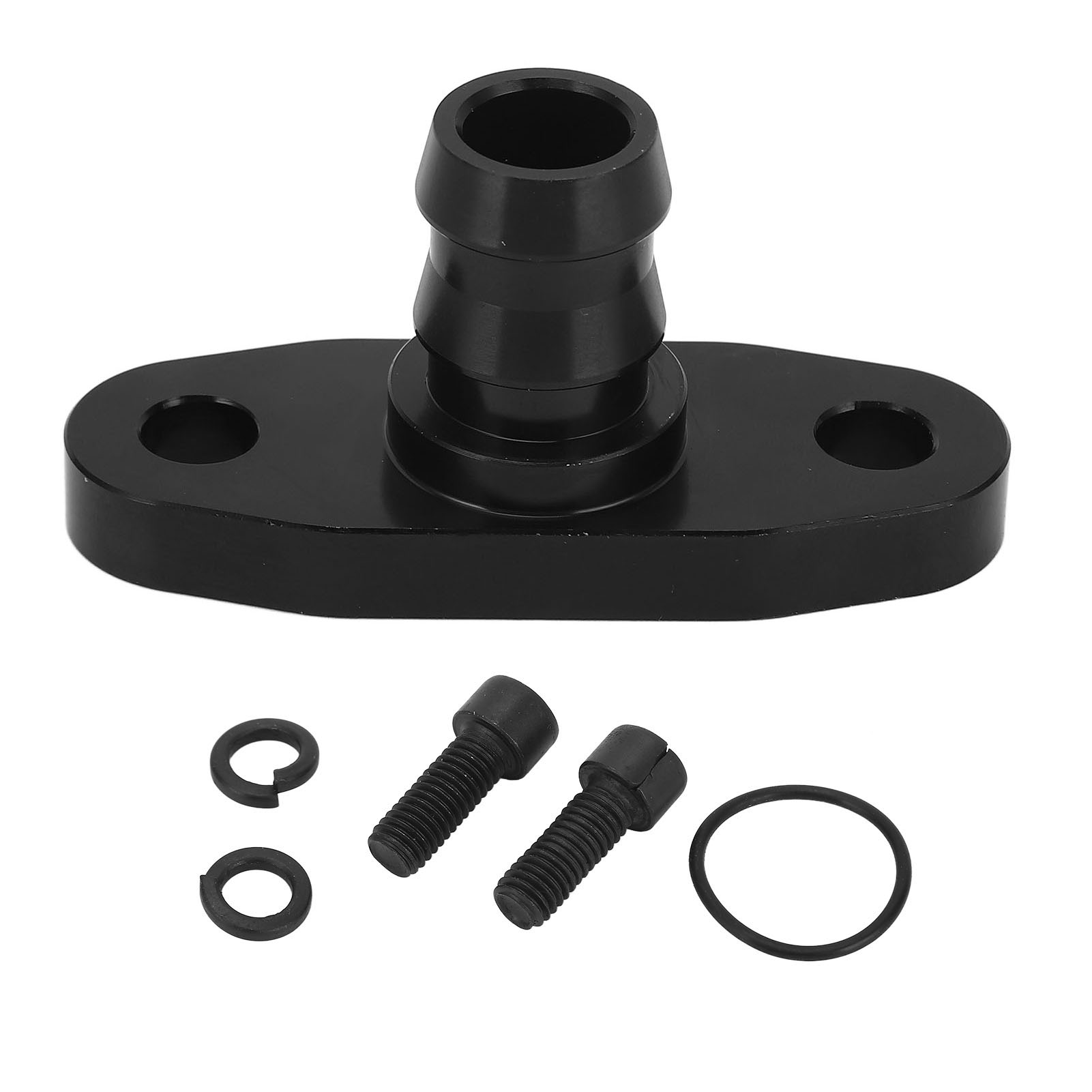 Ölablauf-rücklaufflanschadapter Für Turbolader, 5/8 Zoll Druckbeständiger Schlauchanschluss Für T3 T4 T35 T60 Gt37 Gt40.