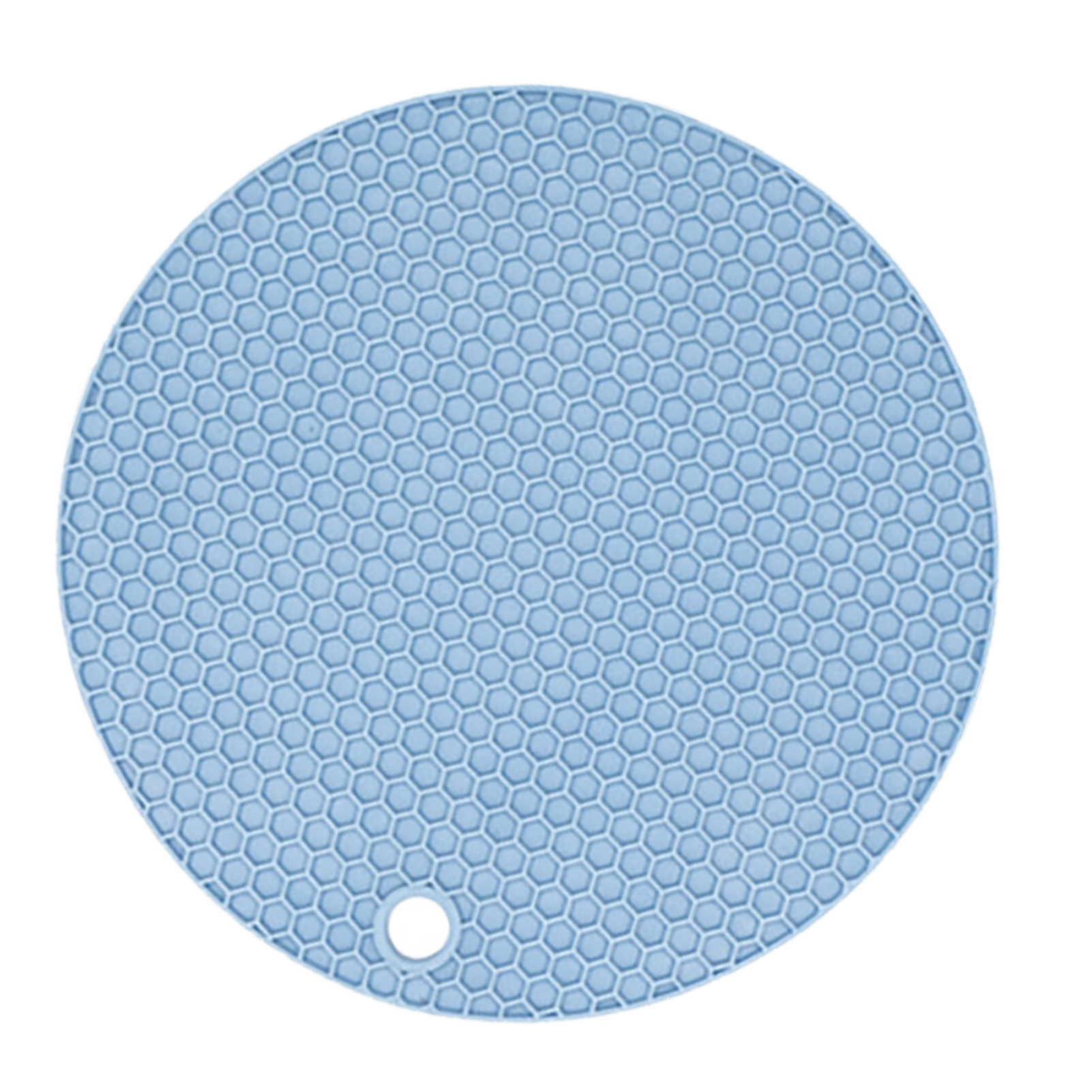 Rutschfester Gummiuntersetzer, 18 Cm Durchmesser, 0,5 Cm Dick, Hochwirksame Wärmedämmung, Küchenmatte Für Heiße Speisen Und Tassen, Blau