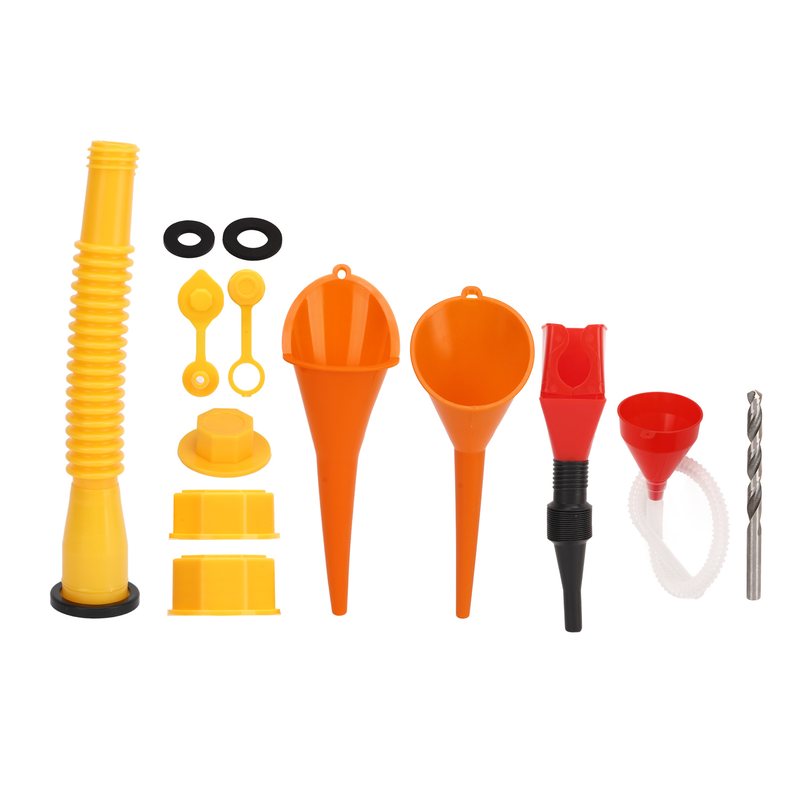 Ersatzdüsen-set Für Gaskartuschen, Robuste, Auslaufsichere Düse Mit Betankungstrichter, Klappbare Dichtungen Und 8-mm-bohrer.