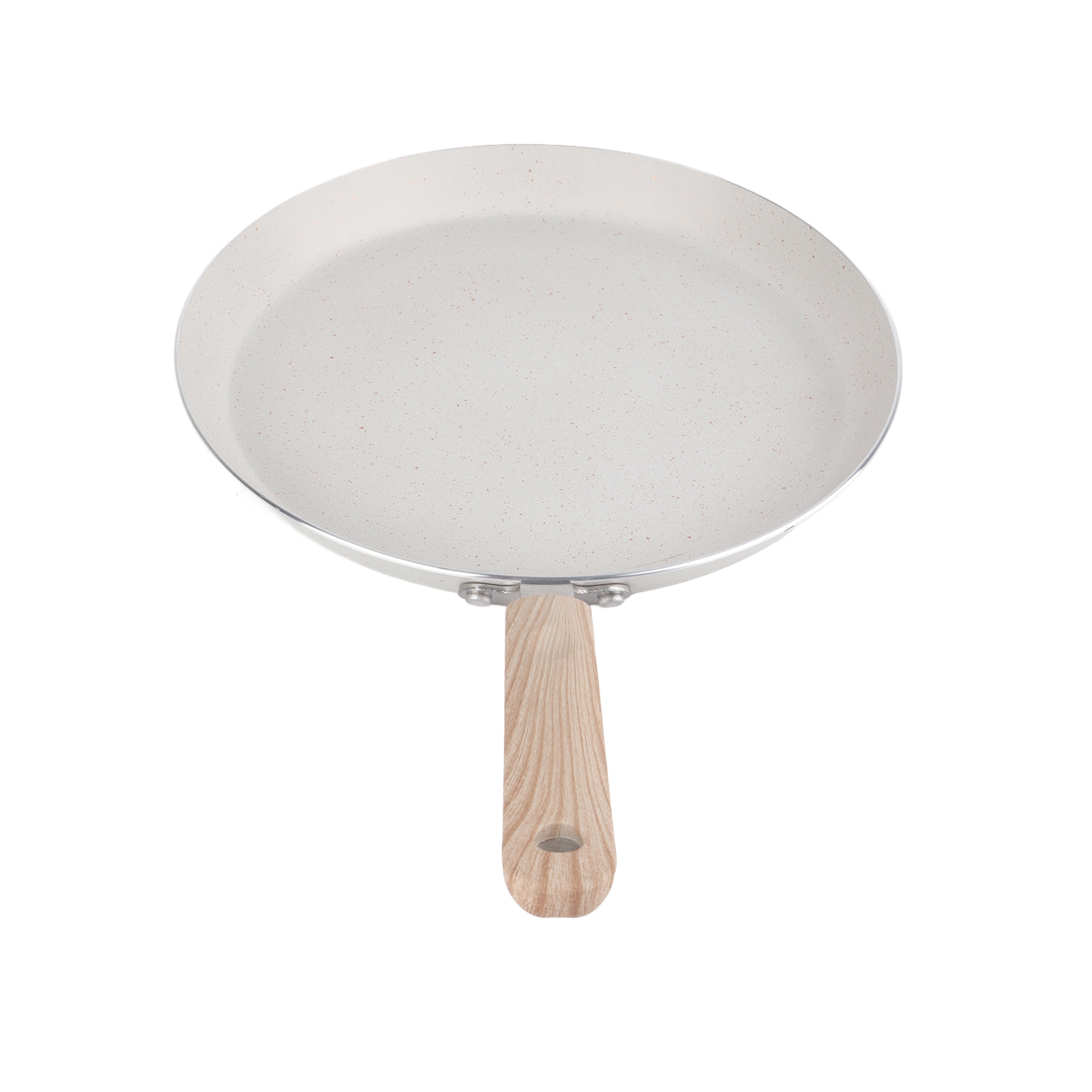 Antihaftbeschichtete Bratpfanne Mit Griff Aus Aluminiumlegierung, Flacher Boden, Ideal Für Frühstückspfannkuchen, 22 Cm