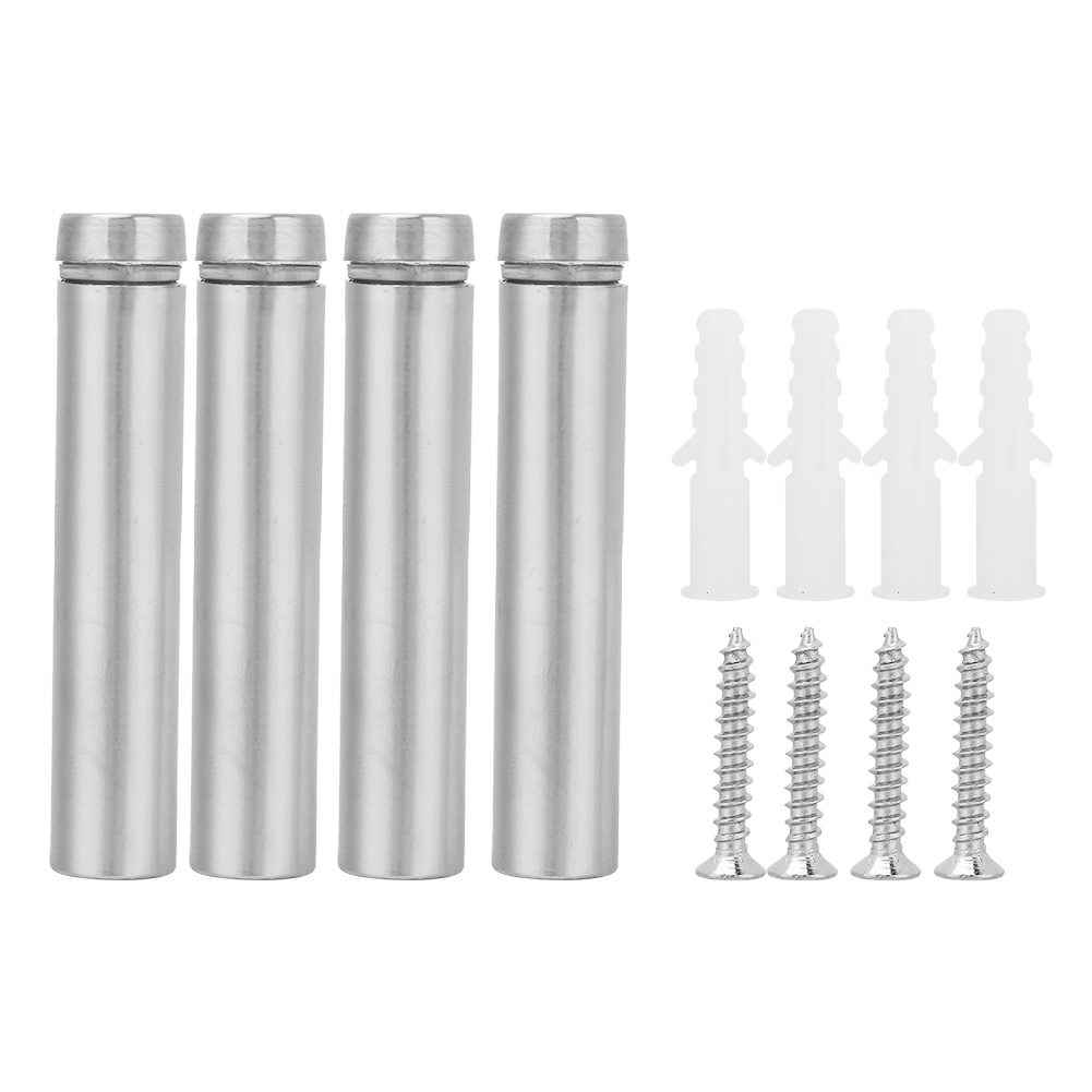 4 Stück Edelstahl 1260/1280mm Hohlglas-abstandshalter Für Werbenägel (1260mm).
