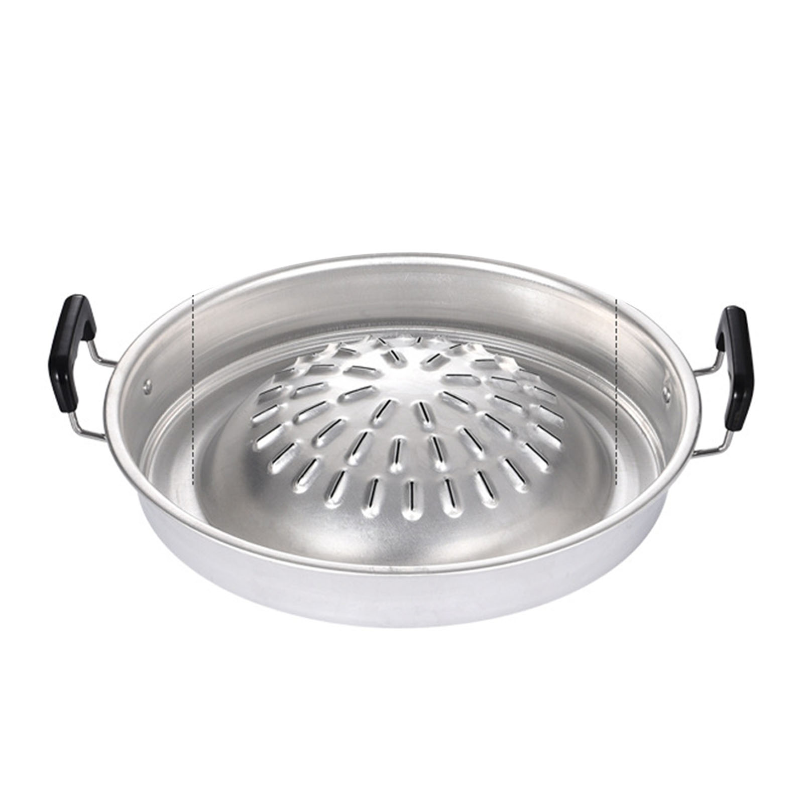 Multifunktionale Aluminium-grillpfanne, Ideal Für Grillabende Mit Der Familie Und Picknicks Im Freien. Große Größe: 35 Cm / 13,77 Zoll.