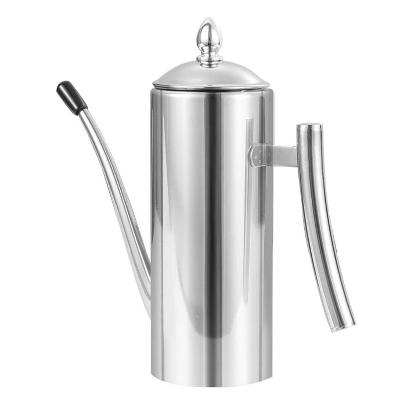 Ölspender Aus Edelstahl 304, Auslaufsichere Und Staubdichte Flasche Mit Langer Tülle Für Die Küche, Sojasauce, Essig, 700 Ml