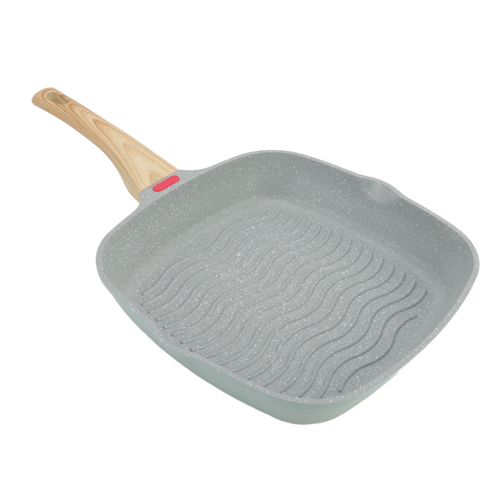 Grillpfanne Aus Aluminiumlegierung Mit Kunststoffgriff, Schnelles Garen, Großes Fassungsvermögen, Ideal Für Speck, Steaks Und Zwiebeln.