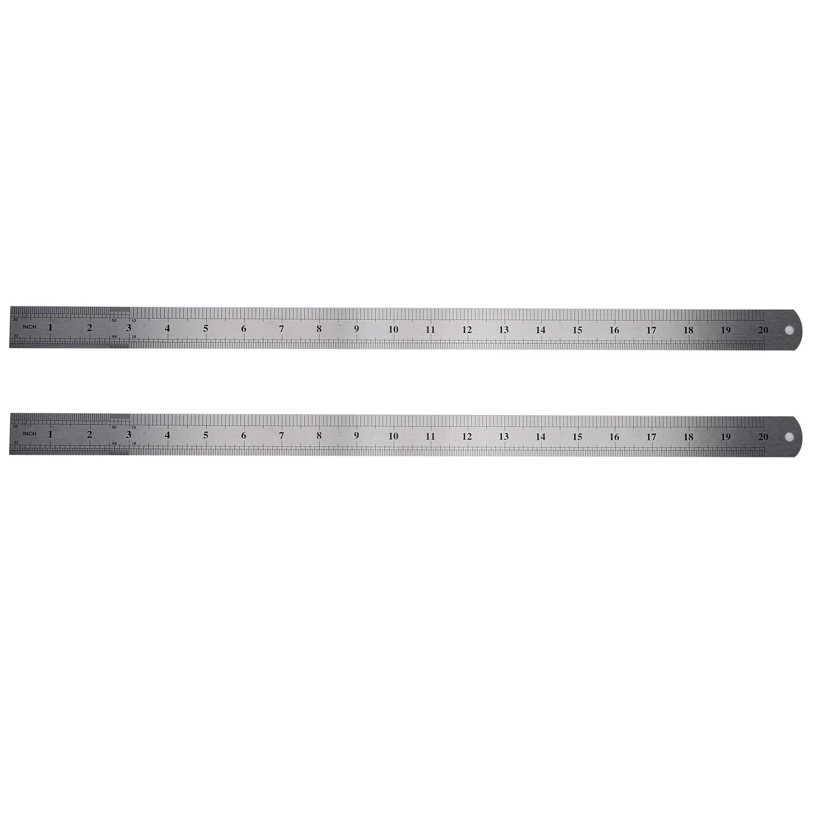 2-teiliges Stahllineal, Markierungshilfe Für Holzbearbeitung, Maßband, 50 Cm Doppelseitige Skala.