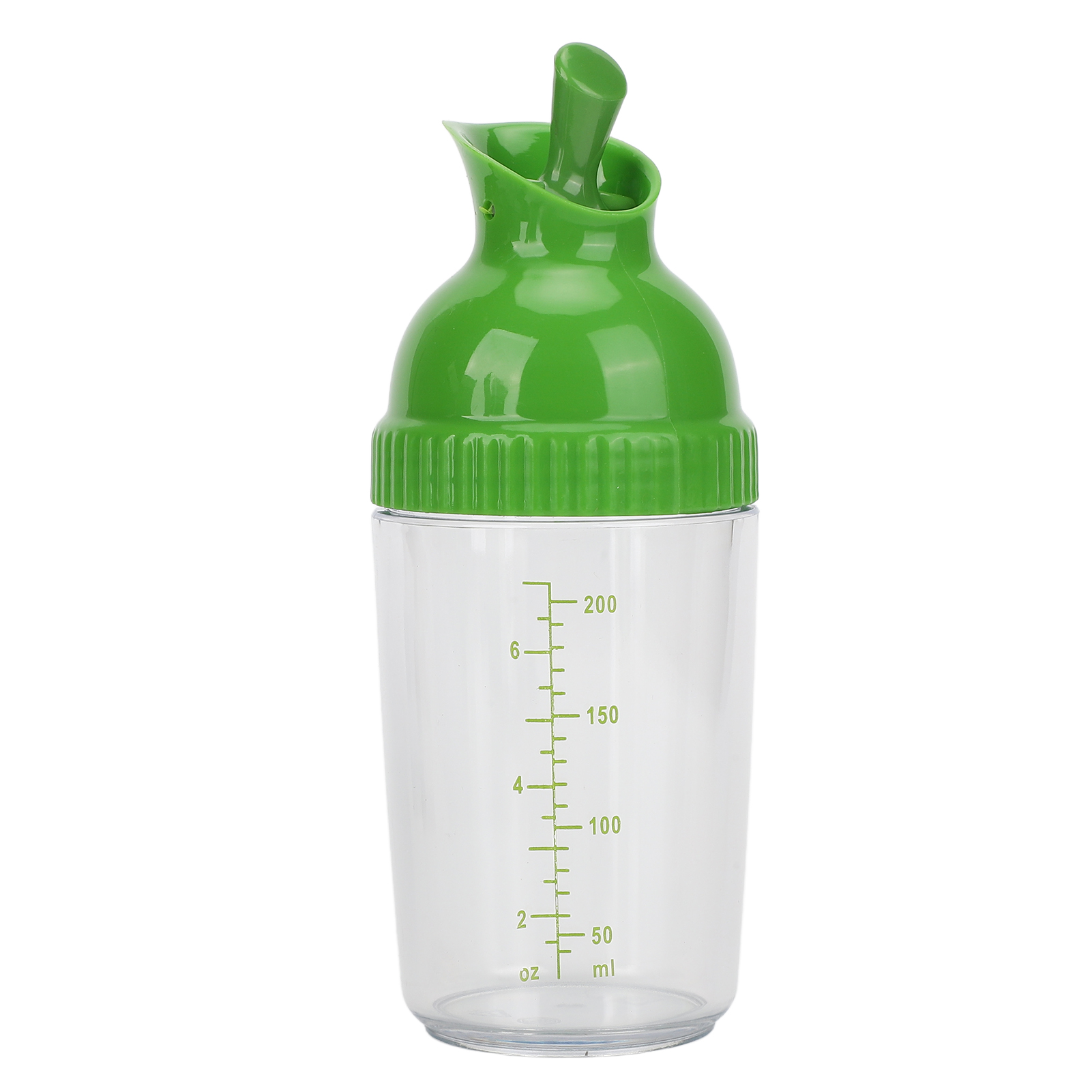200 Ml Salatdressing-shaker, Bpa-frei, Auslaufsicherer Behälter Mit Deckel Für Die Küche, Grün.