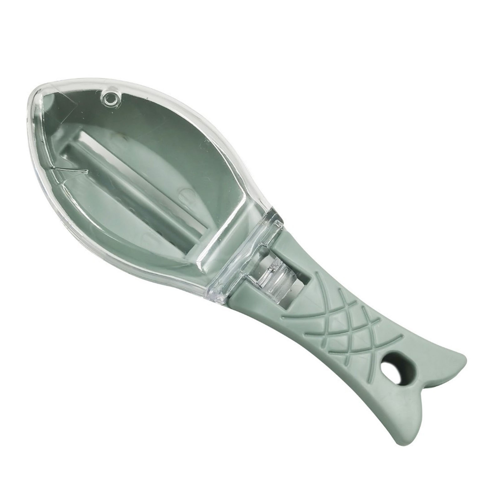 Praktischer Fischschupper, Einfach Zu Bedienen, Schneller Zahnsteinentferner, Schäler, Schaber Mit Deckel Für Die Heimische Küche