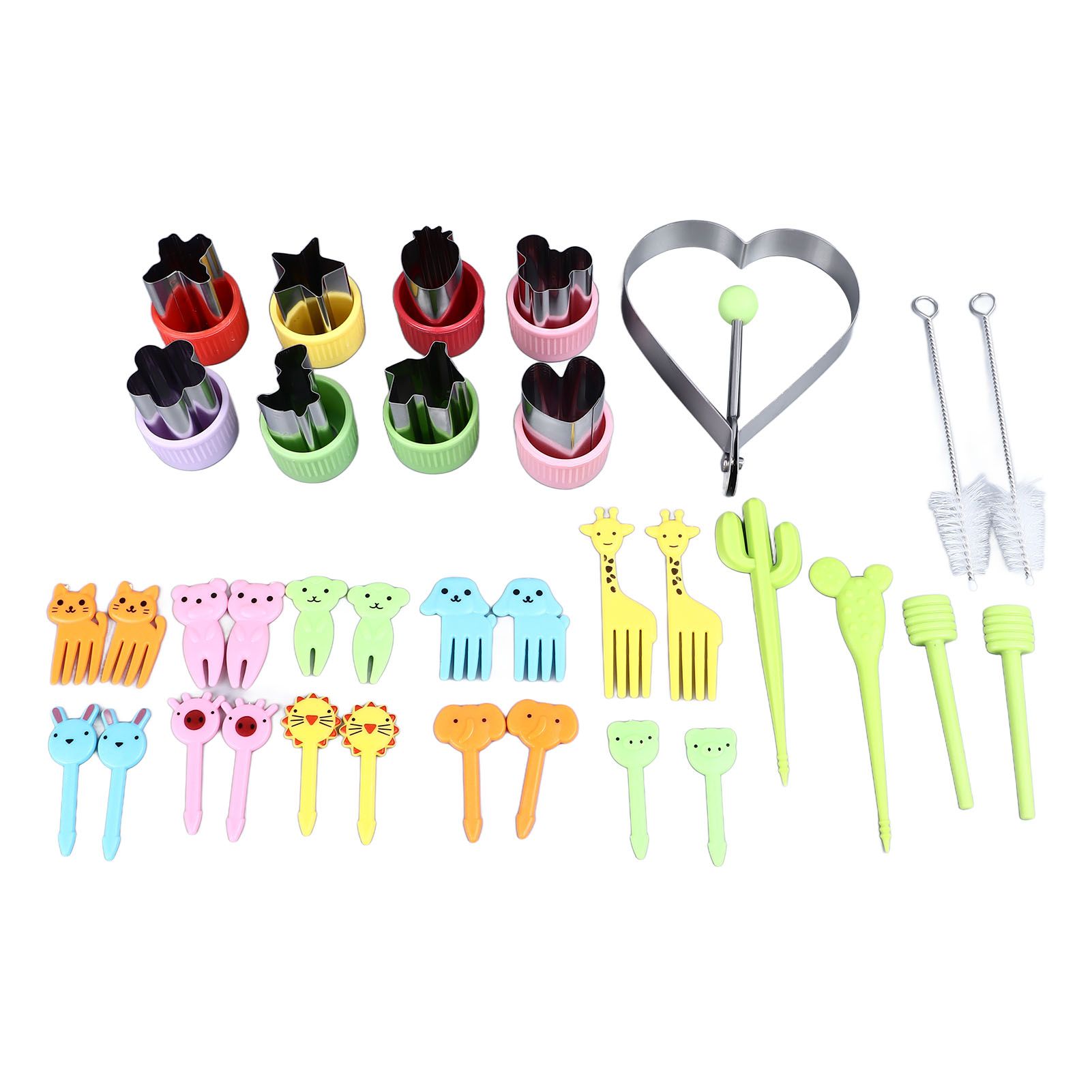 Set Mit 55 Ausstechformen Und Sandwichverschluss-sets Für Kinder, Mit Gemüseformen, Mini-ausstechformen Für Mädchen Und Jungen.