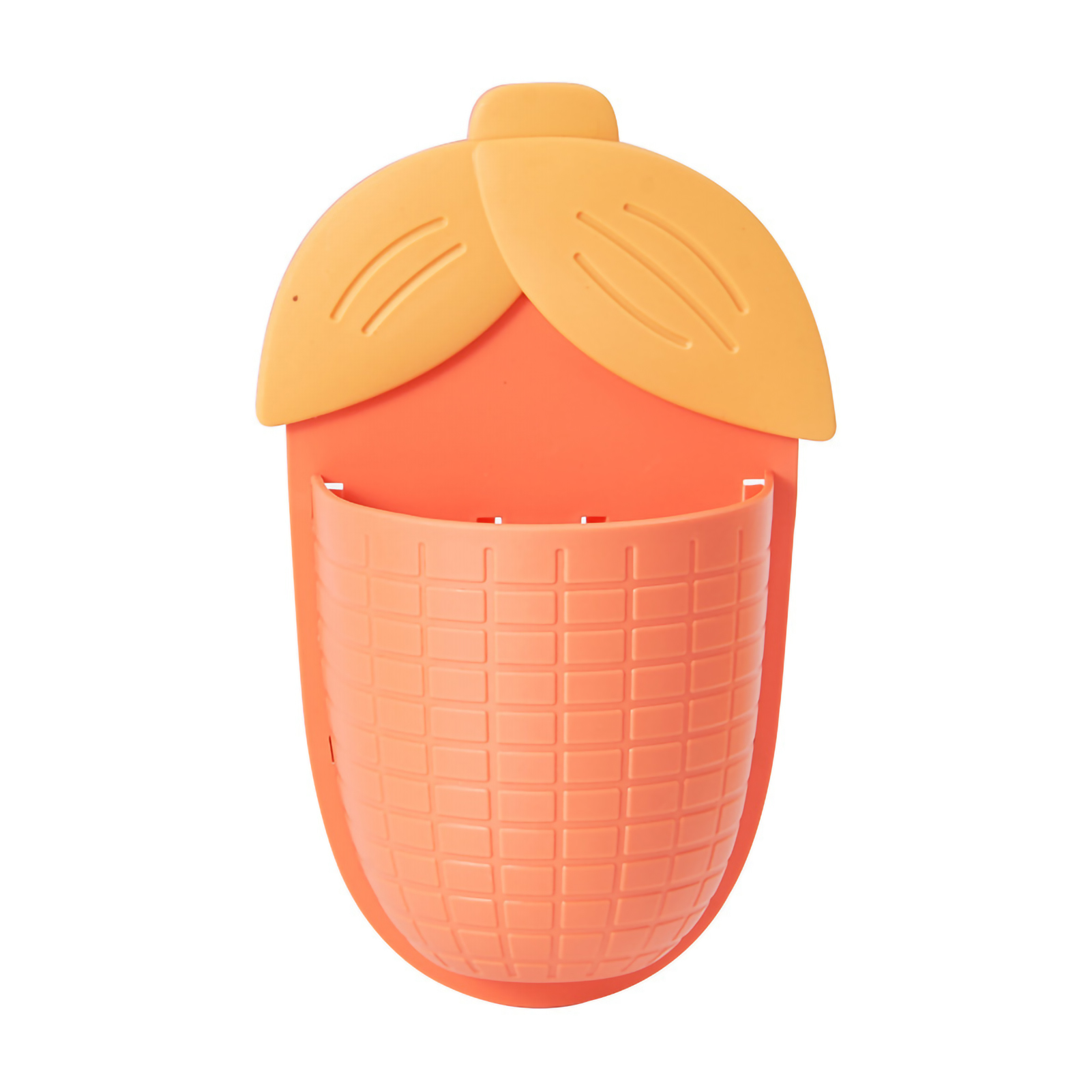 Wandregal In Maisform, Vielseitiger Zahnbürstenhalter Für Bad, Küche Und Büro, Orange
