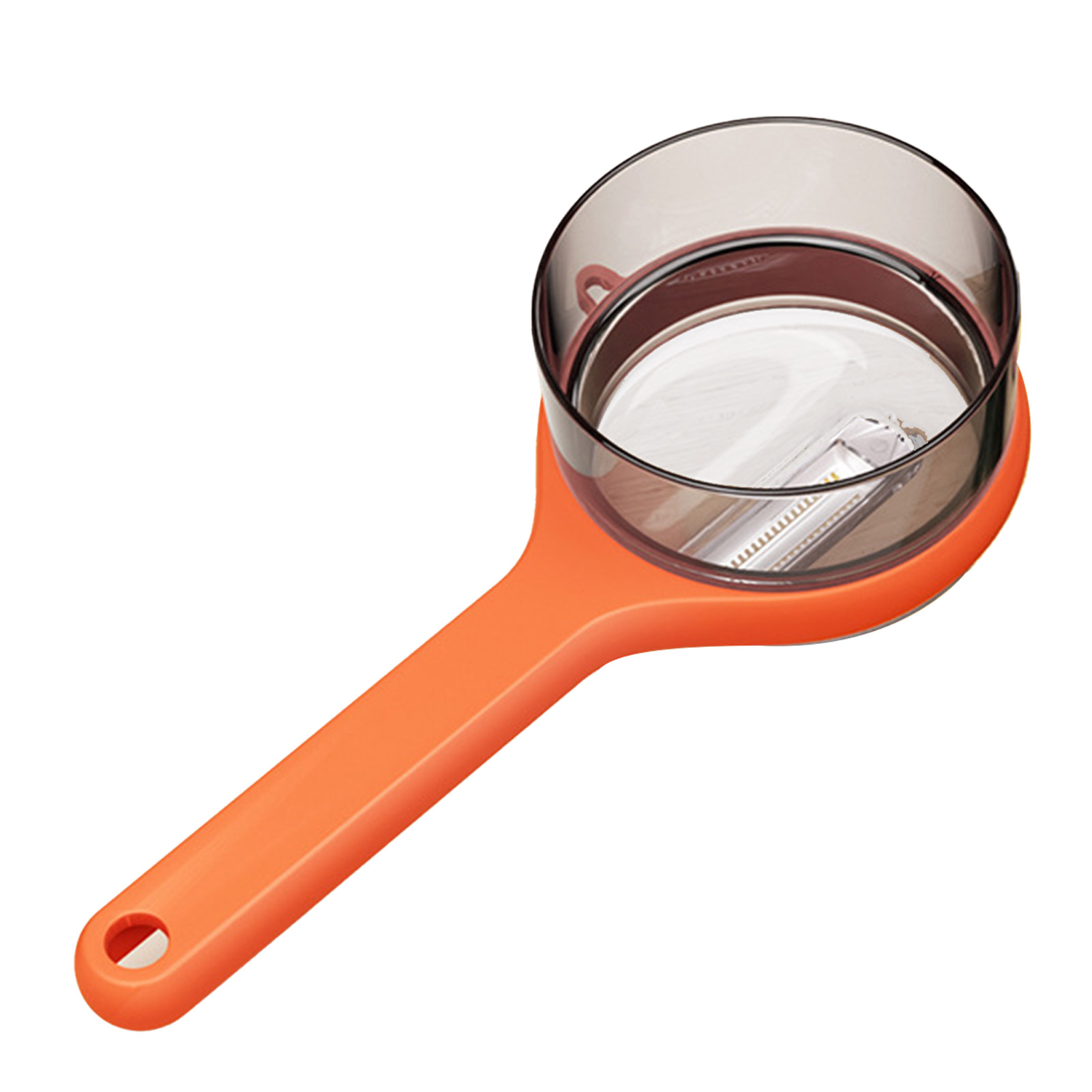 Sparschäler Mit Aufbewahrungsbehälter Für Gemüse Und Obst, Für Die Heimische Küche, Orange