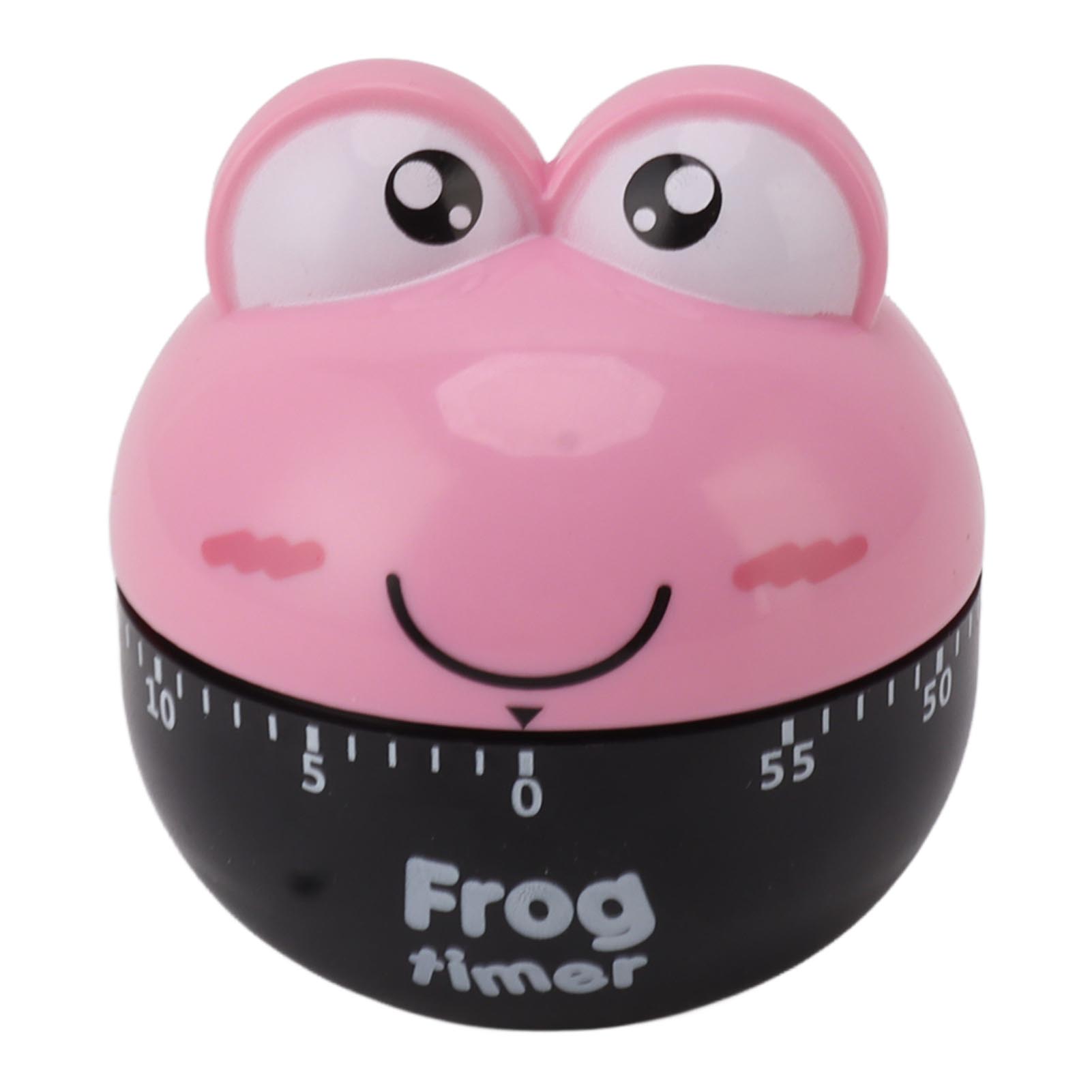Hochpräziser Mechanischer Timer In Verspieltem Design, Einstellbar Bis Zu 60 Minuten, Ideal Zum Kochen, Lernen Oder Für Andere Aktivitäten. Rosa.