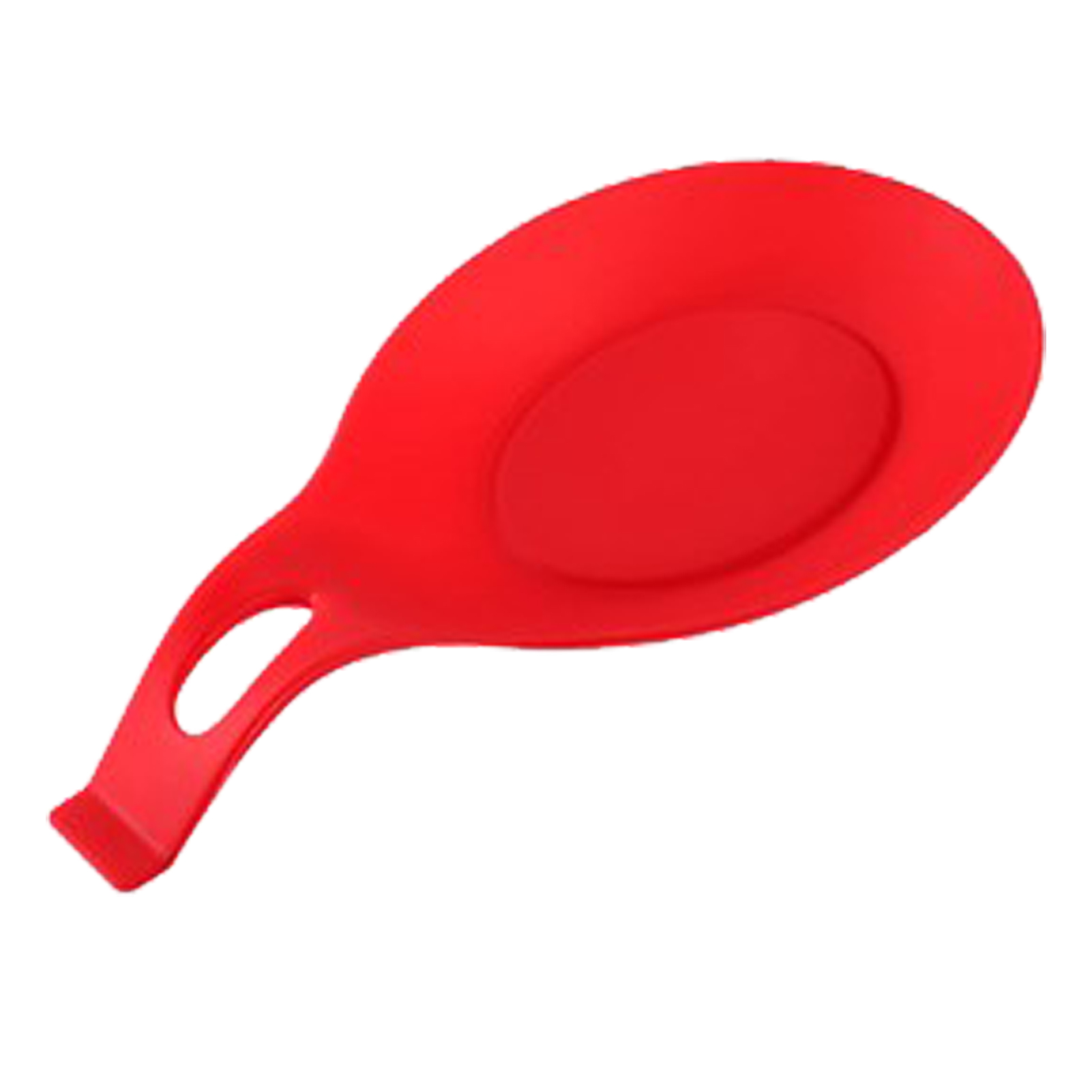 Löffelablage Aus Silikon, Hitze- Und Hochtemperaturbeständig, Ideal Zum Kochen Zu Hause, Rot