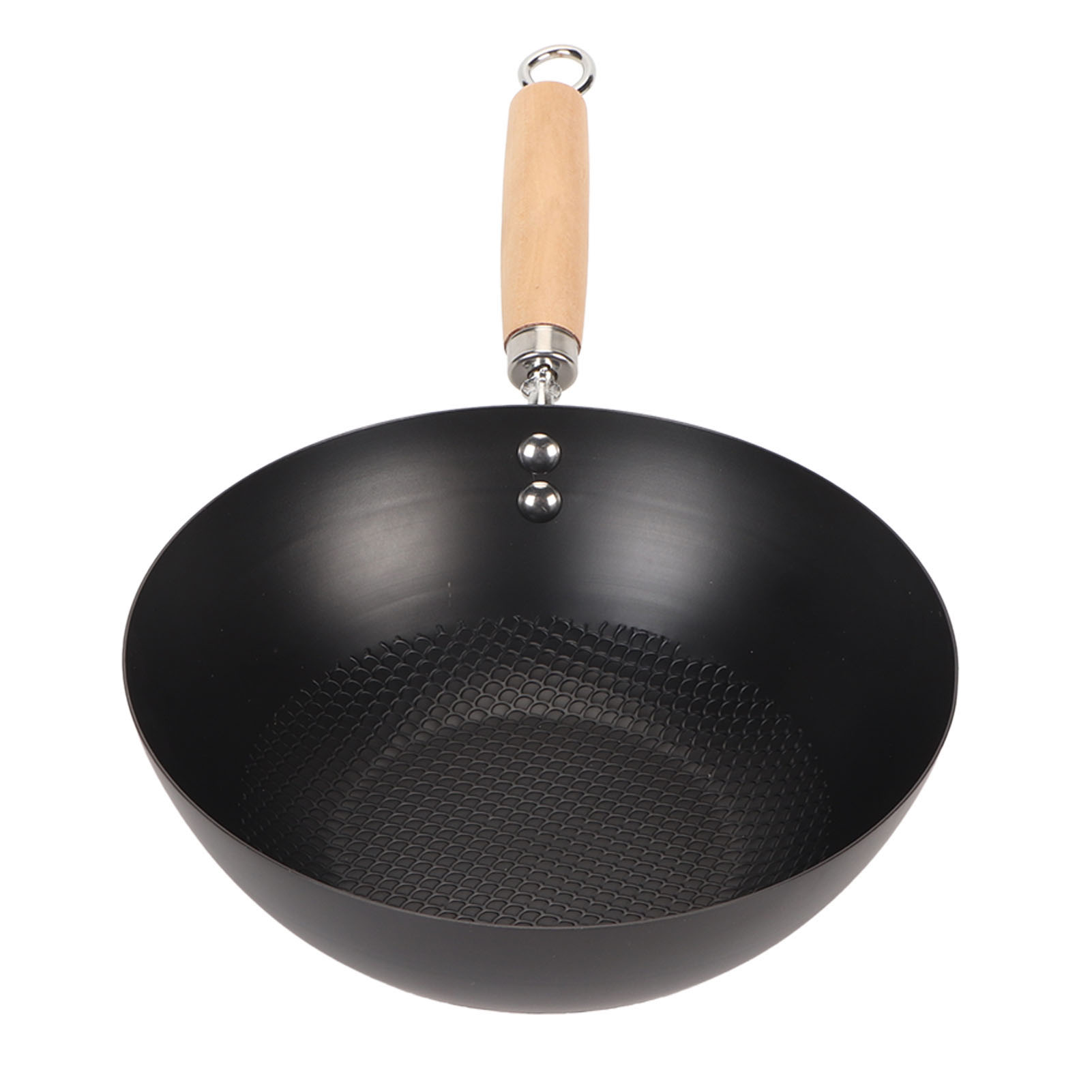 Gleichmäßig Heizende Bratpfanne, Multifunktionaler, Glatt Beschichteter Eisentopf Mit Praktischem Griff Für Den Täglichen Gebrauch In Der Küche, 24 Cm / 9,44 Zoll