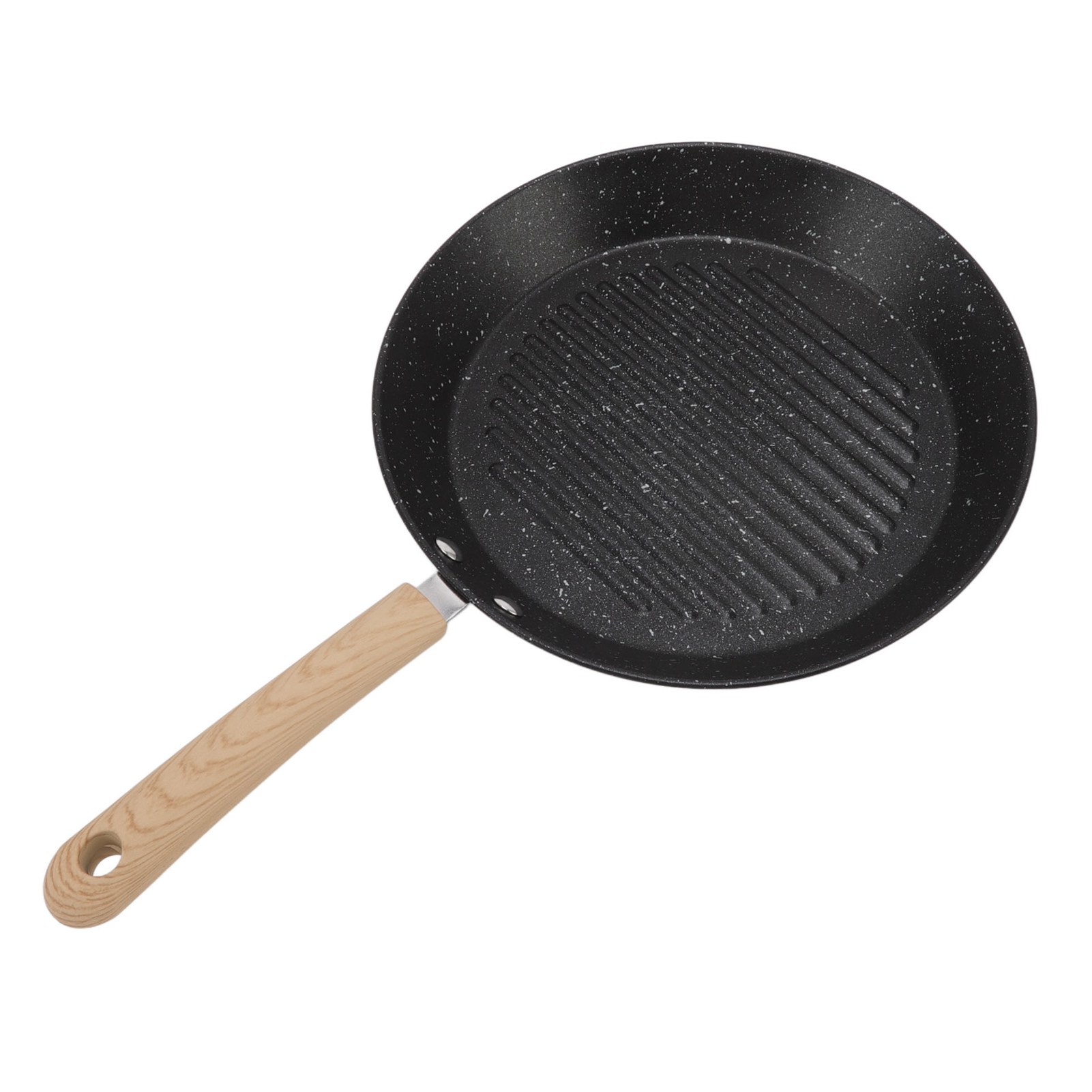 Multifunktionale Runde Antihaft-bratpfanne Mit Flachem Boden, Ideal Zum Kochen Und Frühstücken.