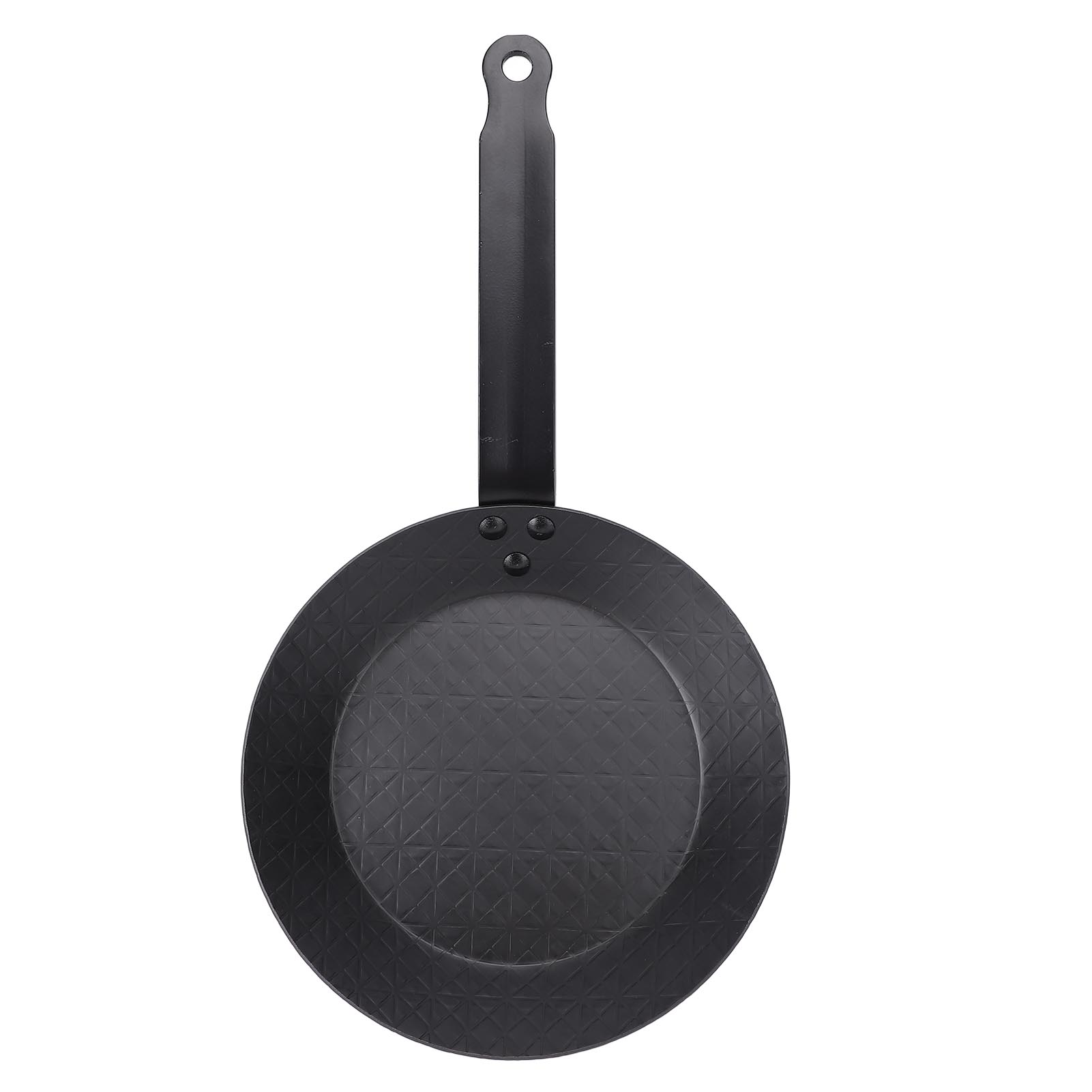 Große Bratpfanne Aus Kohlenstoffstahl Mit Gleichmäßiger Wärmeverteilung, Leicht Zu Reinigen, Antihaftbeschichtet, Ideal Für Omeletts Und Steaks Und Geeignet Für Gas- Und Induktionsherde.