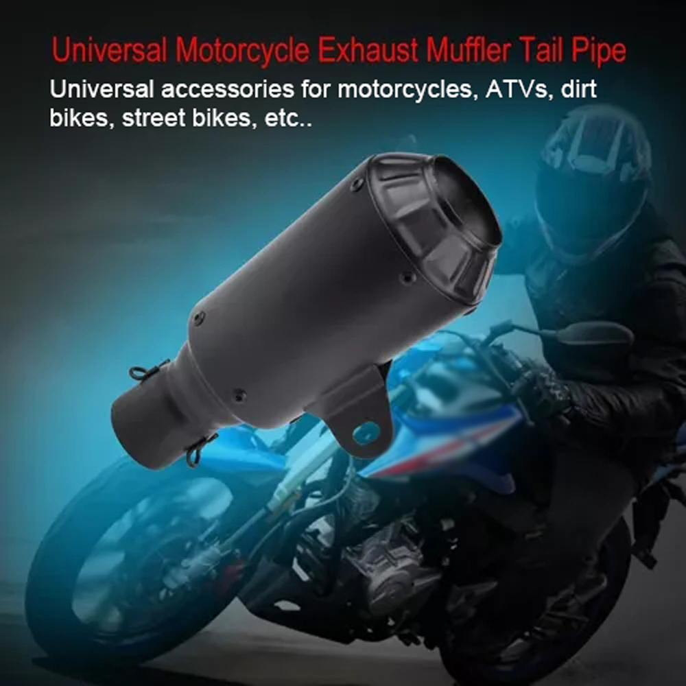 Motorradauspuff-schalldämpferrohre 38-51 Mm, Edelstahl-endrohr, Hochtemperaturbeständiges Modifiziertes Zubehör Mit Db-killer Für Atv Dirt Bike.