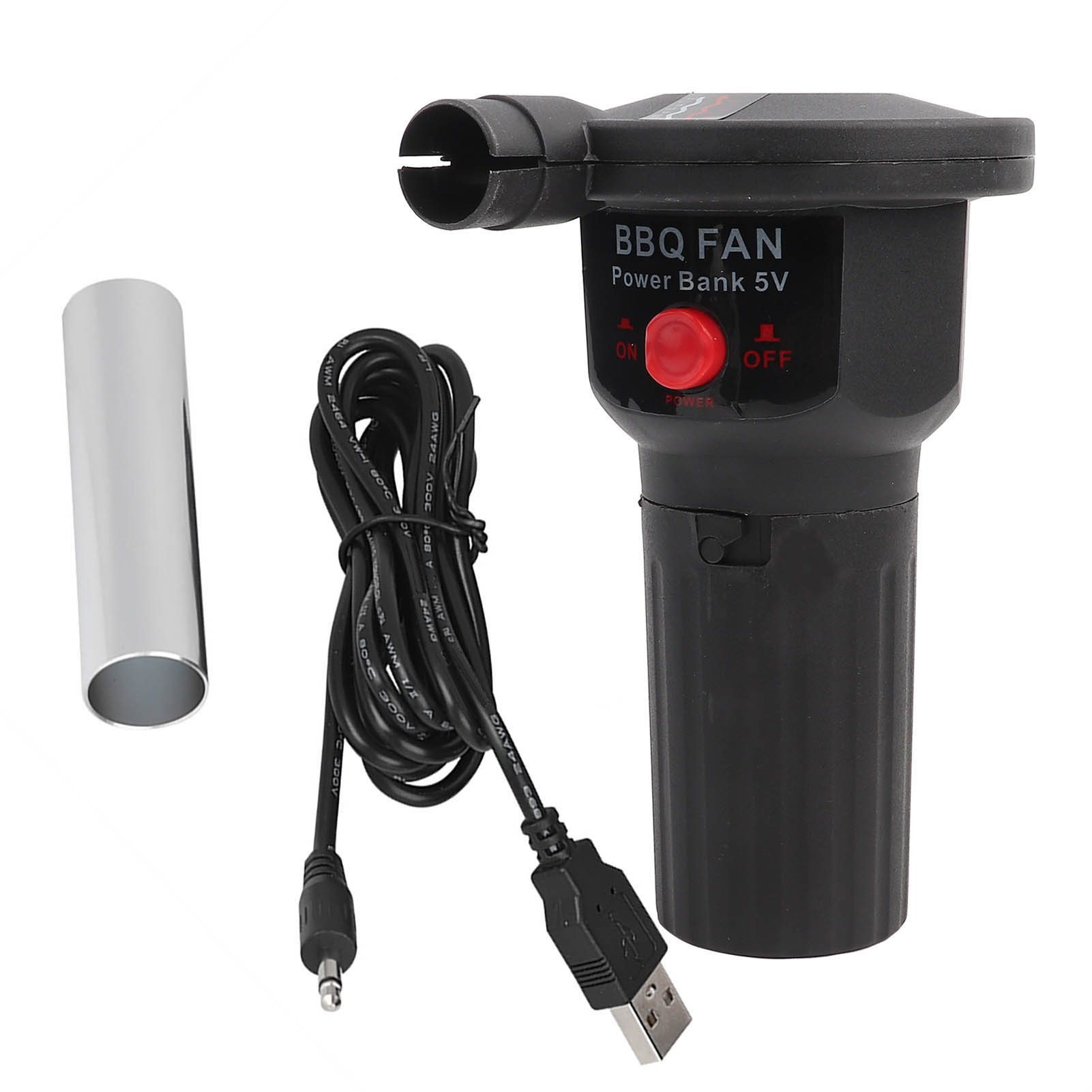 Luftgebläse, Picknickgebläse, Geräuscharm, Leicht, Tragbar, Modisches Und Schönes Küchenaccessoire Mit Usb-kabel Für Den Einsatz Im Freien.