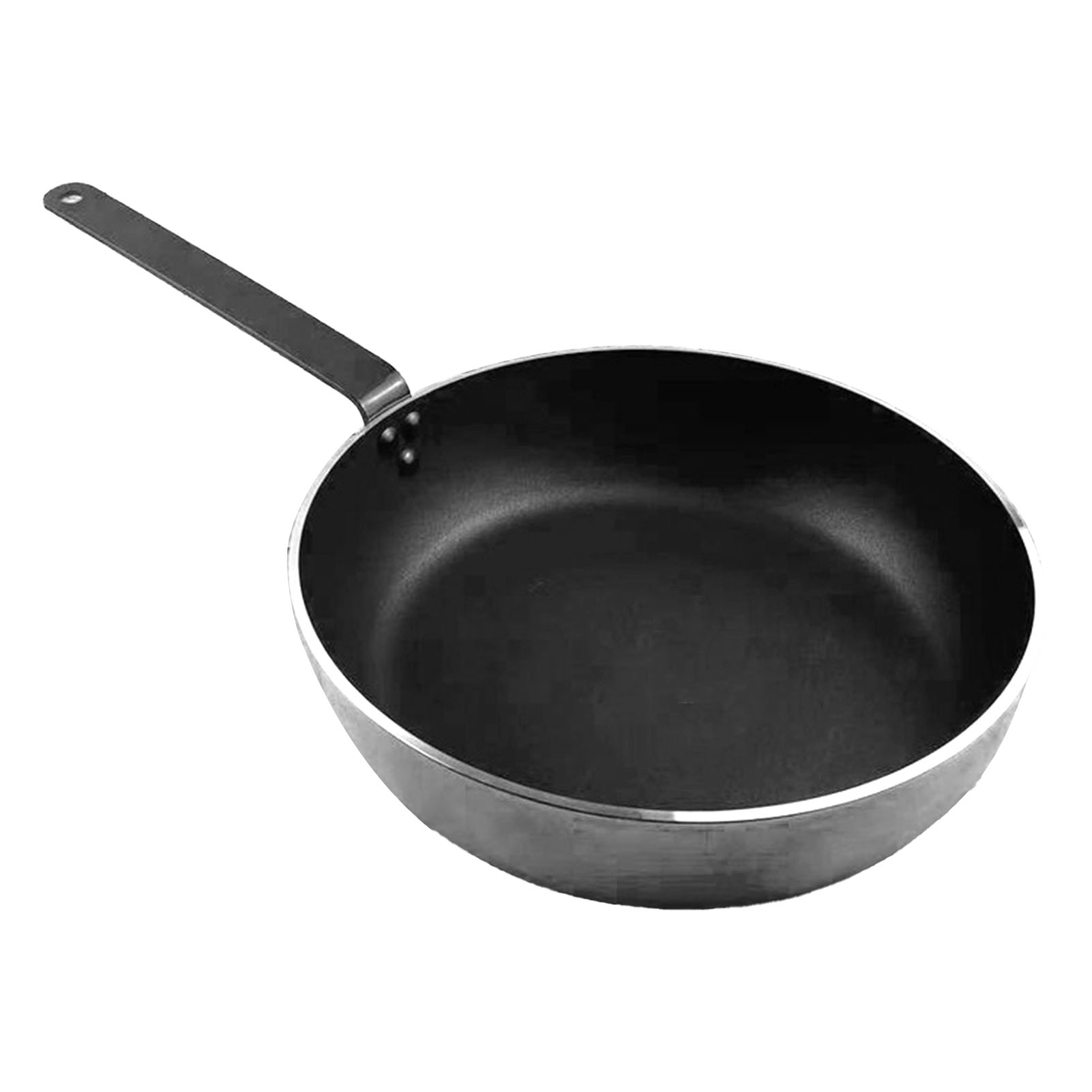 Bratpfanne Aus Aluminiumlegierung, Multifunktional, Gleichmäßige Und Schnelle Hitzeverteilung, Antihaftbeschichtet, Tief, Für Induktionskochfelder, 28 Cm / 11,0 Zoll