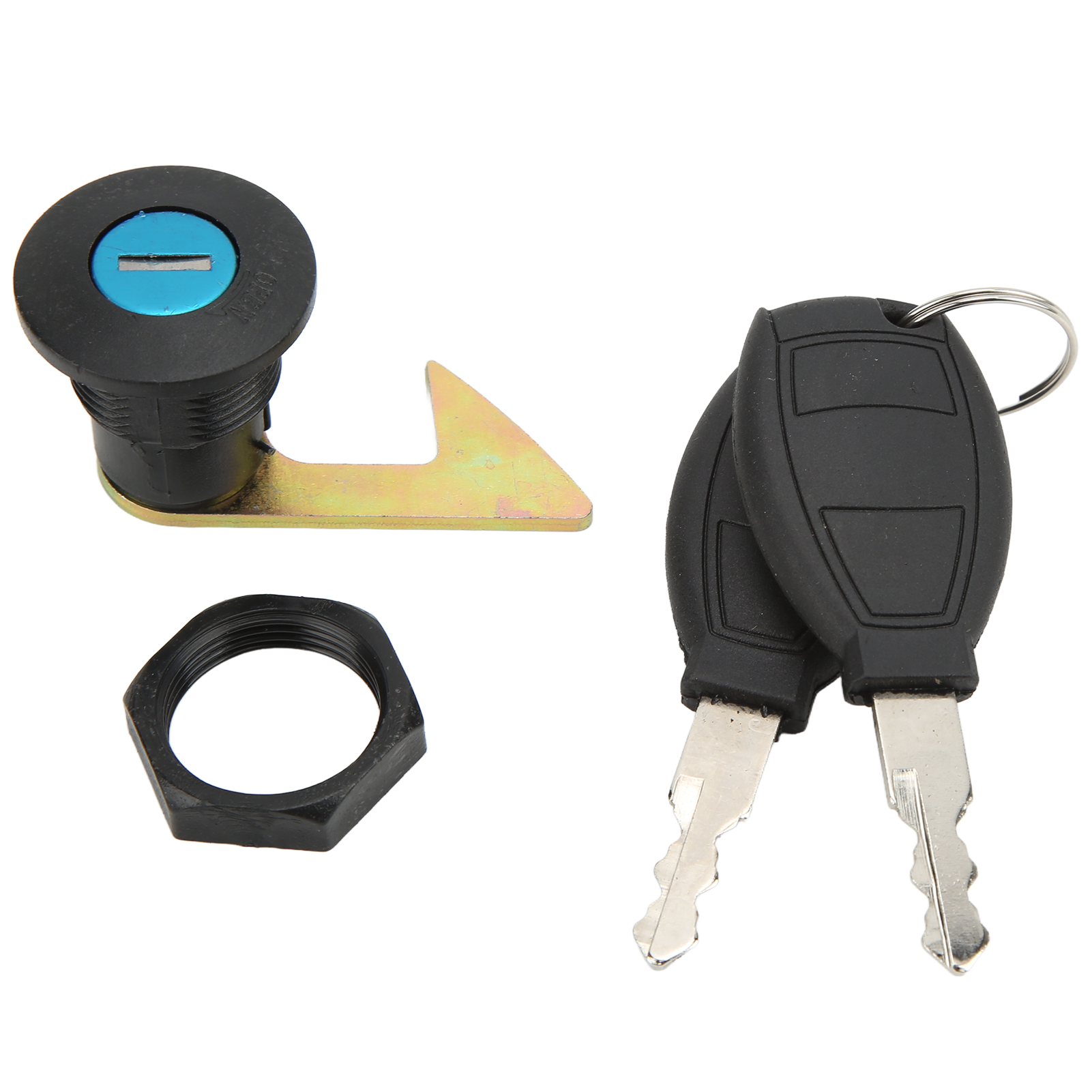 Heckklappenschloss Für Roller, Aus Aluminium Und Kunststoff, Universell Für Elektromotorräder, Aufbewahrungsbox, Langer Haken.