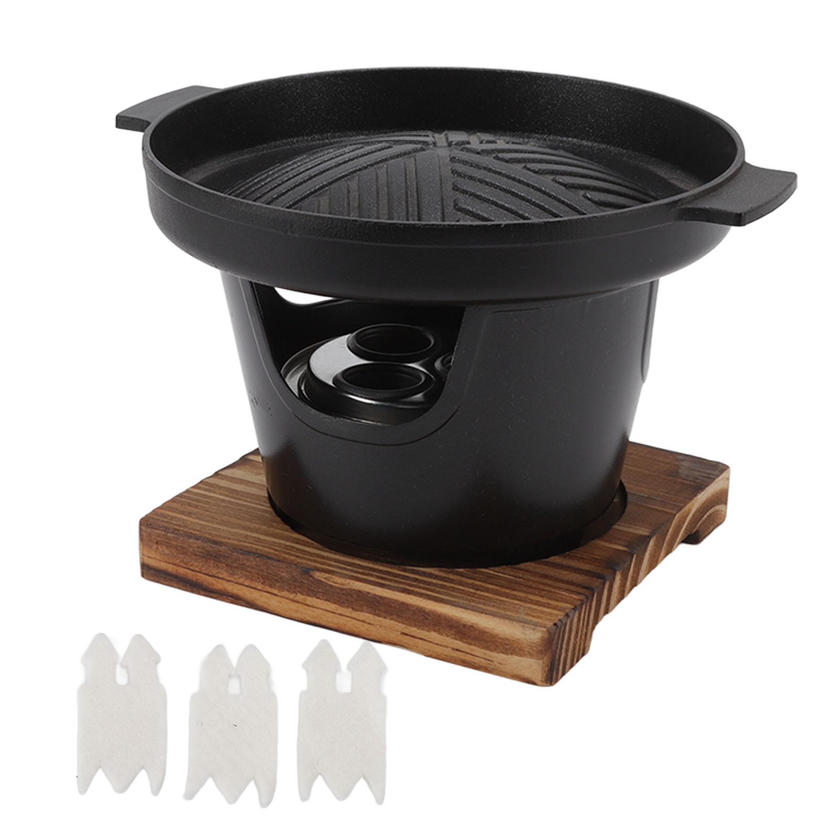 Mini-tischgrill, Tragbar, Rauchfrei, Antihaftbeschichtet, Ideal Für Camping, Picknicks Und Den Heimgebrauch Hn Bbq18a