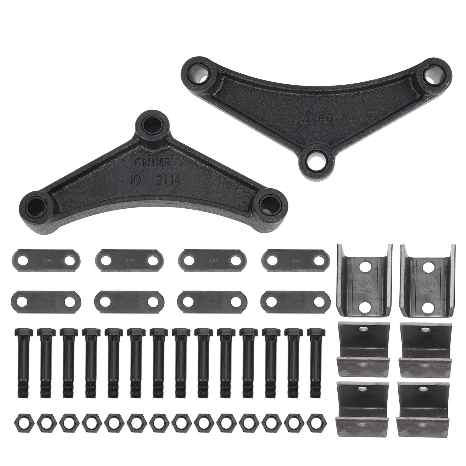 Hochleistungs-tandem-anhängerachsen-federungssatz Für 1-3/4" Breite Doppelaugenfedern Für Achsen Mit Einer Tragfähigkeit Von 3.500-7.000 Lb.