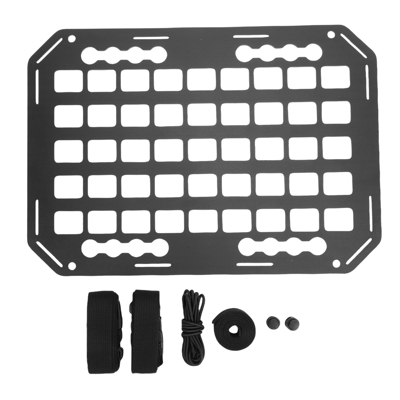 Molle-paneelhalterung Für Lkw-ladeflächen, Aus Aluminium, 388x280x2mm, Modulare Aufbewahrung Für Fahrzeuge, Für Autoanhänger, Wohnmobile.