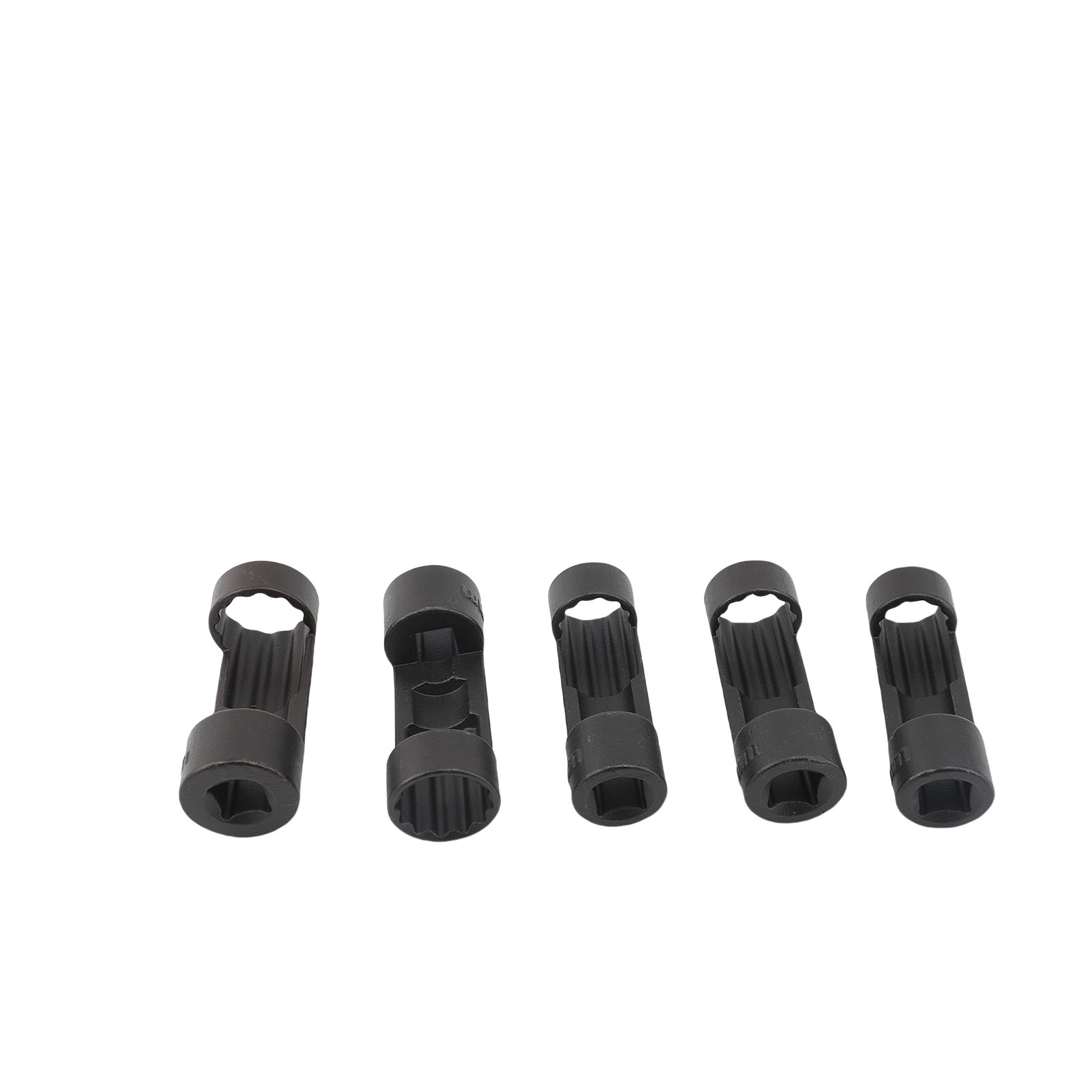 5-teiliger 12-punkt 1/2-zoll-steckschlüsselsatz Für Aufhängungsmuttern, Stoßdämpfer-steckschlüsselsatz Für Den Federbeinausbau, 18 Mm 19 Mm 21 Mm 22 Mm 24 Mm.