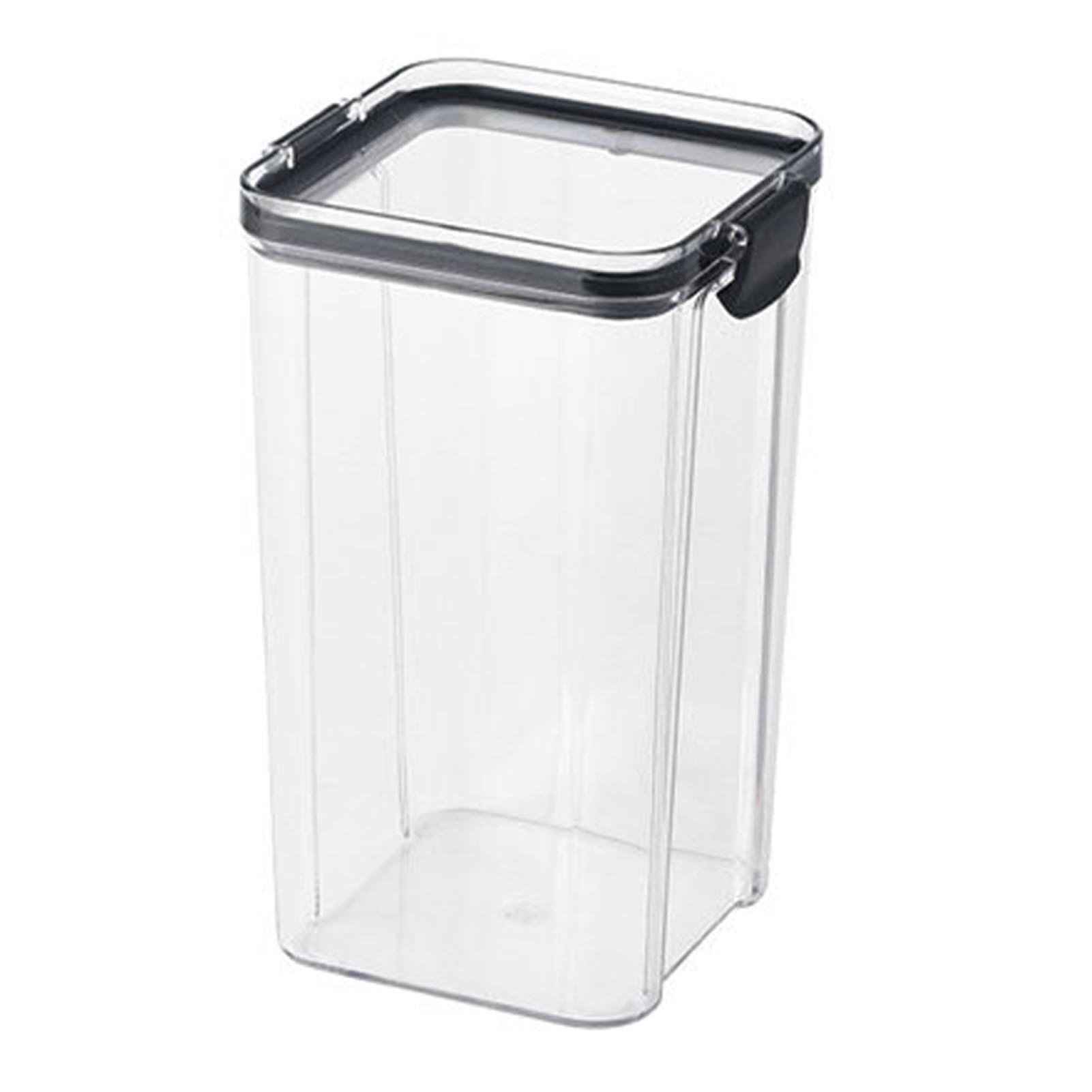 Mini-vorratsdose, Lunchbox, Tragbarer, Transparenter, Verschließbarer Vorratsbehälter Für Büro Und Schule, 1300 Ml, 10,2 X 18,5 Cm / 4,02 X 7,28 Zoll