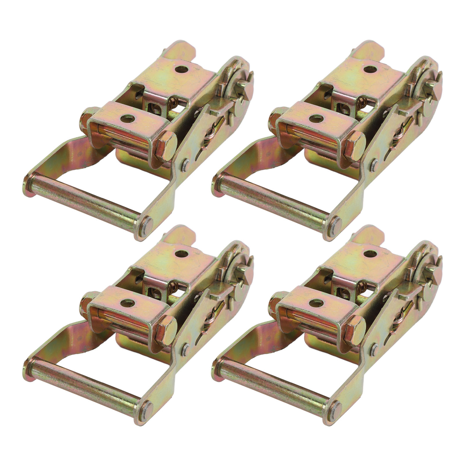 Ratschenspanner Für Breite Gurte Von 1 Bis 1/16", Aus Kohlenstoffstahl, Zugfestigkeit 1500 Kg, 4 Stück.