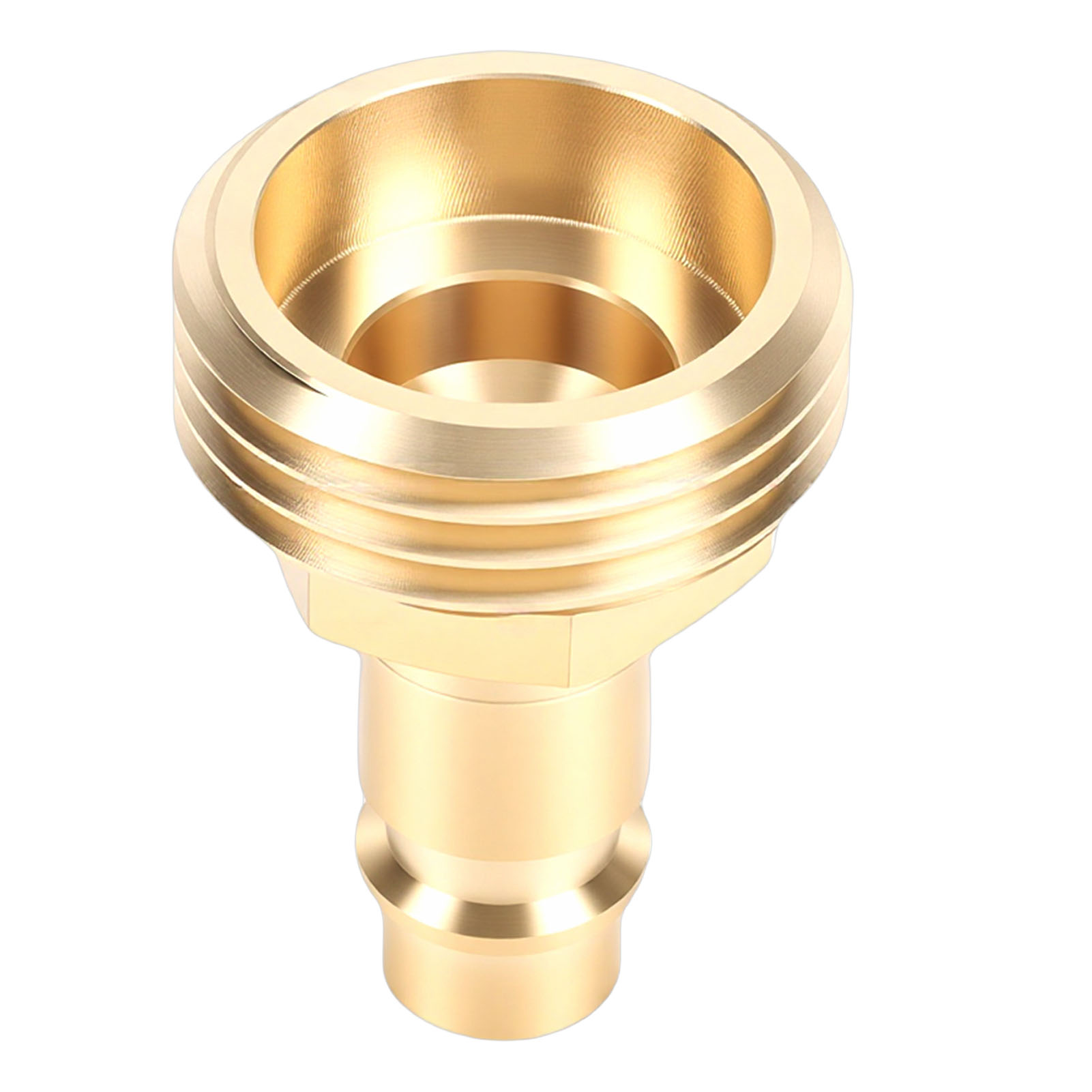 Pf247007 1/2" Messing-schnellkupplungs-schlauchadapter Für 3/4" Garten-dusch- Und Badewannendüsen.