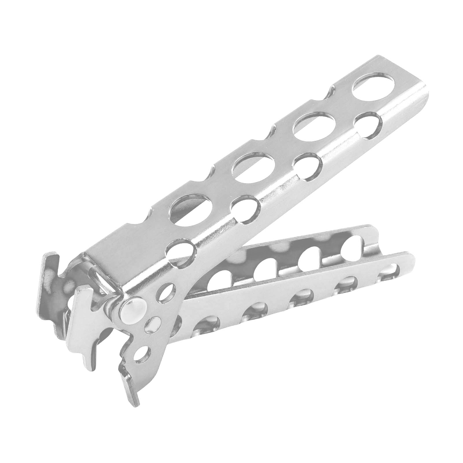 Schüssel- Und Topfgreifer Aus Aluminiumlegierung, Hitzebeständig, Tragbar, Küchenutensilienhalter, Campingzange, Silberfarben
