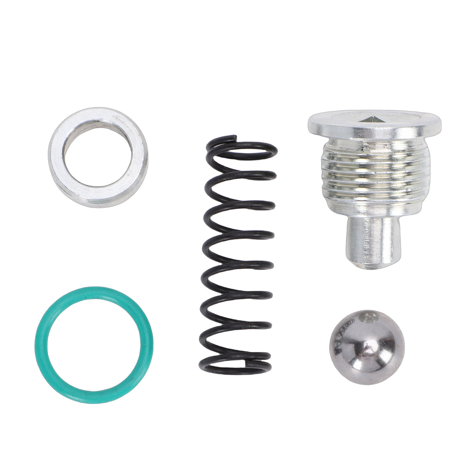 Ölpumpen-überdruckventil-federdichtungssatz F4tz-6600-a, Hitzebeständiger Ersatz Für Ford F-250 F-350 Excursion 7.3l.