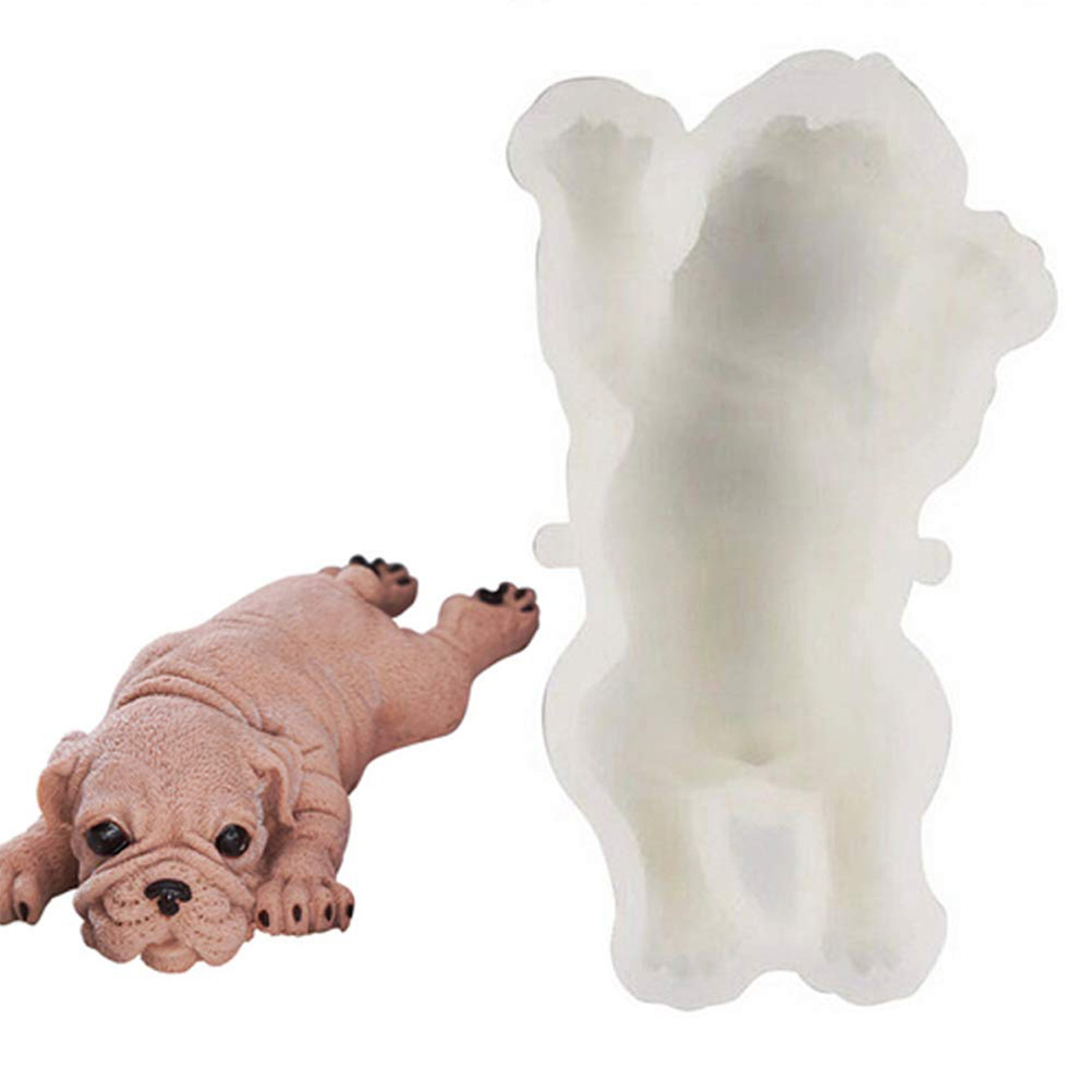 3d-silikonform In Form Eines Shar-pei-hundes, Ideal Zum Dekorieren Von Kuchen, Mousses, Pralinen, Gelees, Eiscreme Und Fondant.