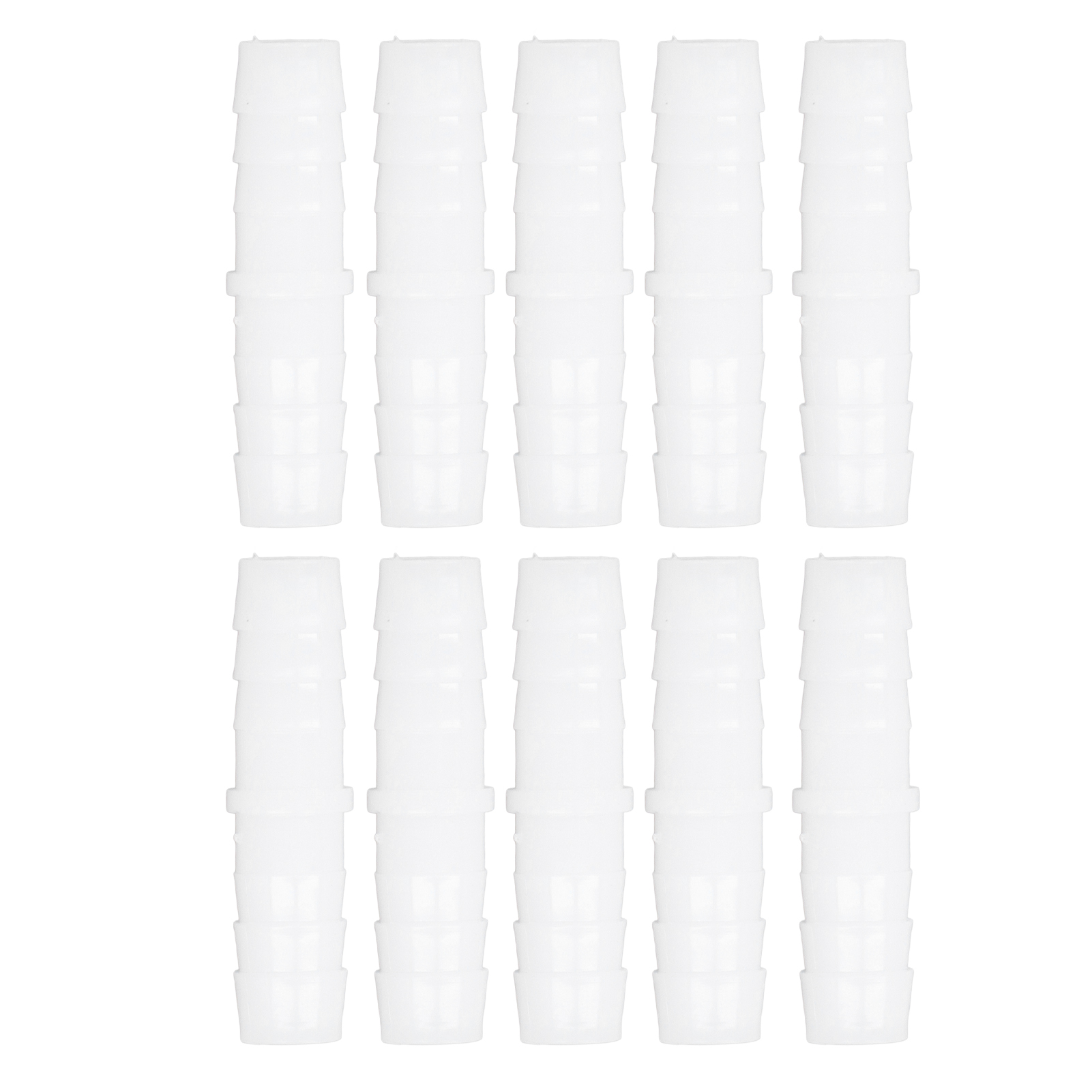 Kunststoffrohrverschraubung, 10 Stück, Gerade Und Gleichschenklige Verschraubung, Schlauchverbinder, 12-12mm Verbindungsstückadapter.