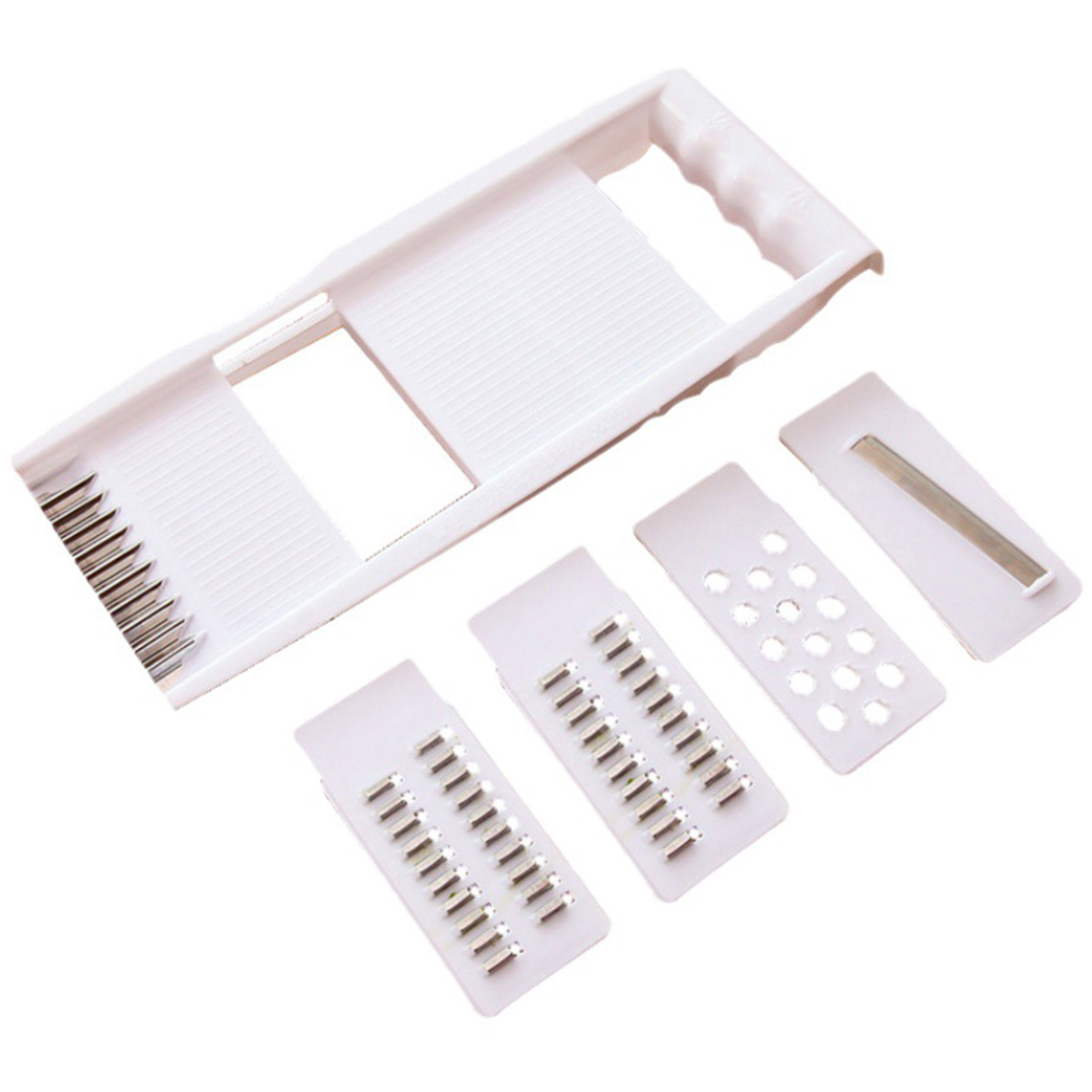 4-in-1 Manueller Gemüseschneider, Multifunktional, Ergonomischer Griff, Reibe Für Karotten Und Kartoffeln