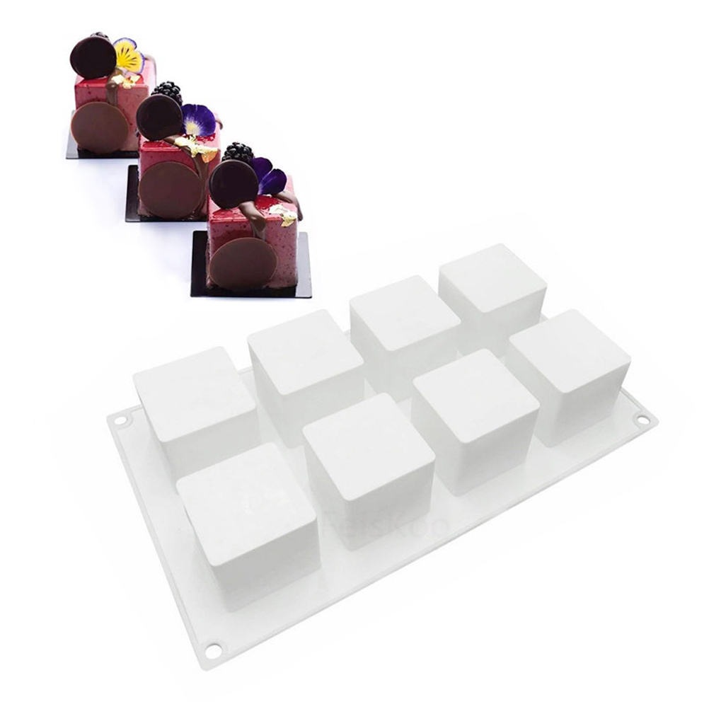 Silikon-backform Mit 8 Mulden, Antihaftbeschichtete Kuchenform.