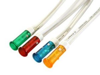 Led-kontrollleuchte 230v Mit 200mm Kabel Farbe Ambar