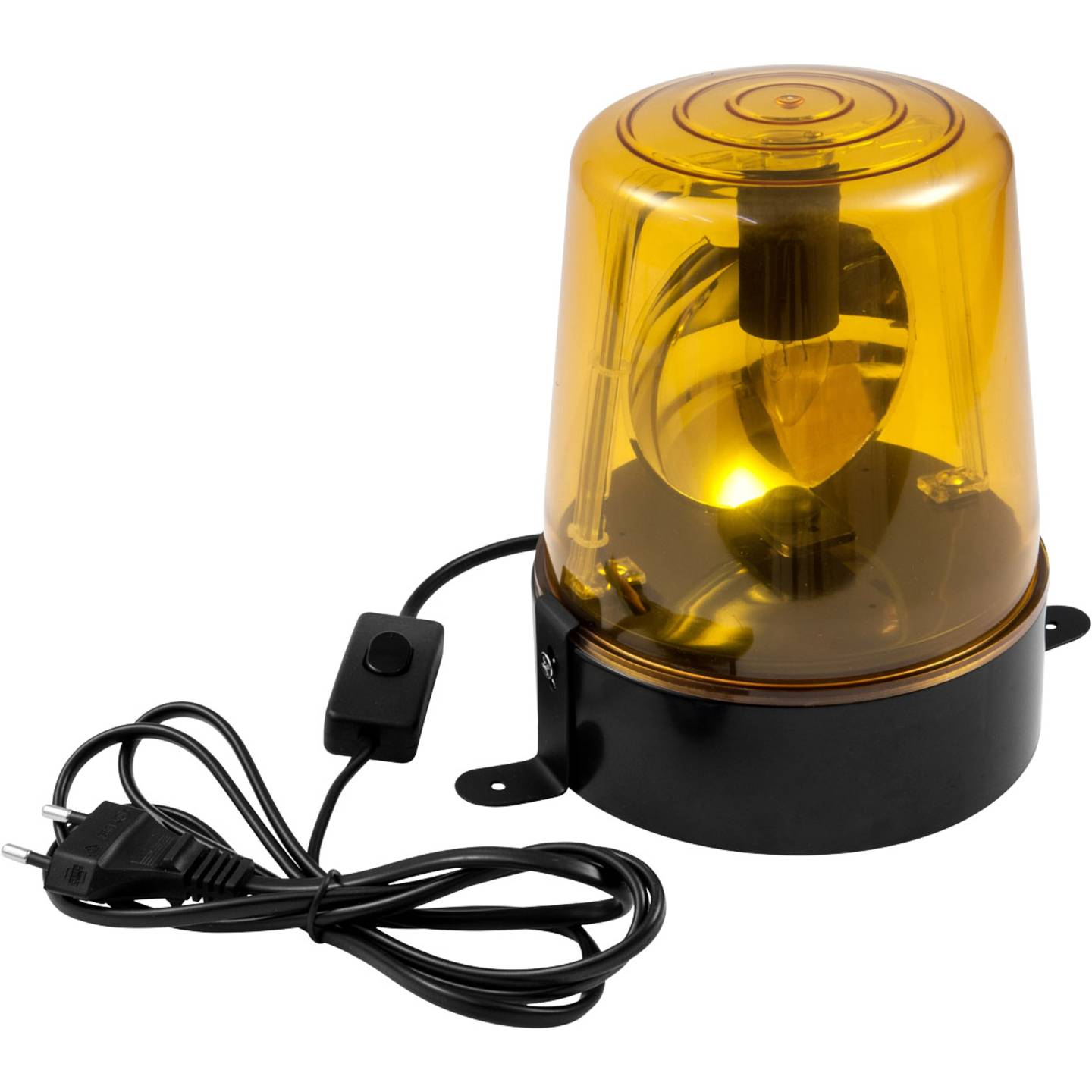 [neuwertig] B-ware Eurolite Polizeilicht Led Rundumleuchte Gelb E14 1-flammig 200x180mm Kompakt