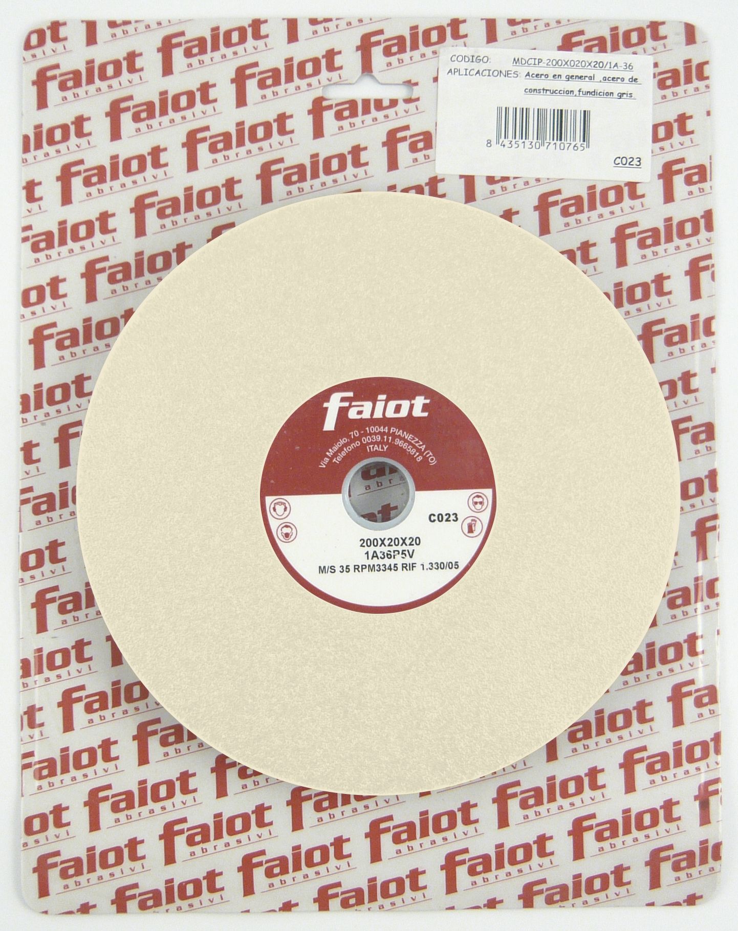 Schleifscheibe Faiot 9a-60 150 Mm 60 Körnung