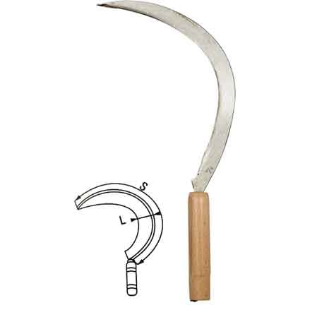 Gezahnte Falcette Falci Nr. 0 (s410/l22 Mm)