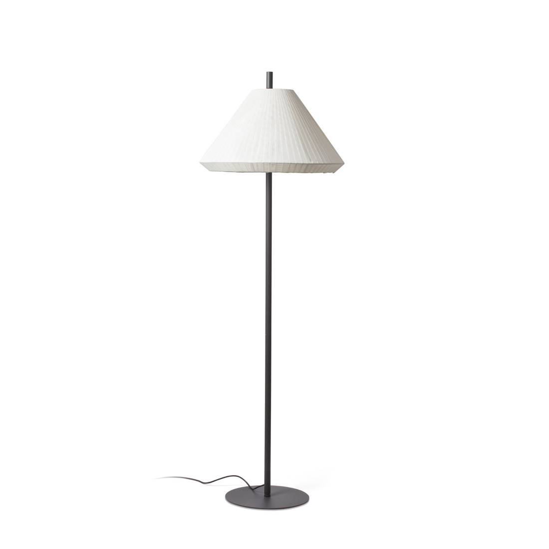 Faro Saigon - Stehleuchte Round Tappered Shade Cream, E27, Ip65