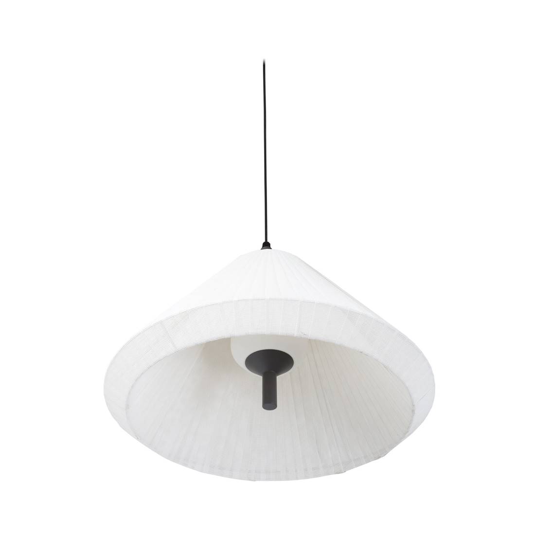Faro Saigon Graue, Mattweiße Pendelleuchte T70 Kegelkappe Ip65