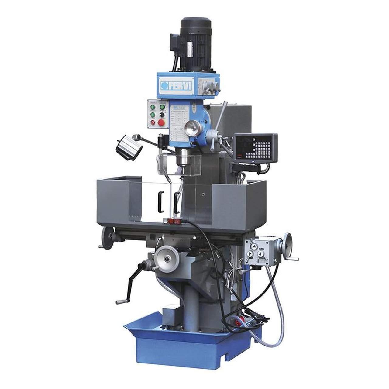 Fräsmaschine Vertical Fast-kopf Metallbearbeitung 400v 1,5kw Fervi F050